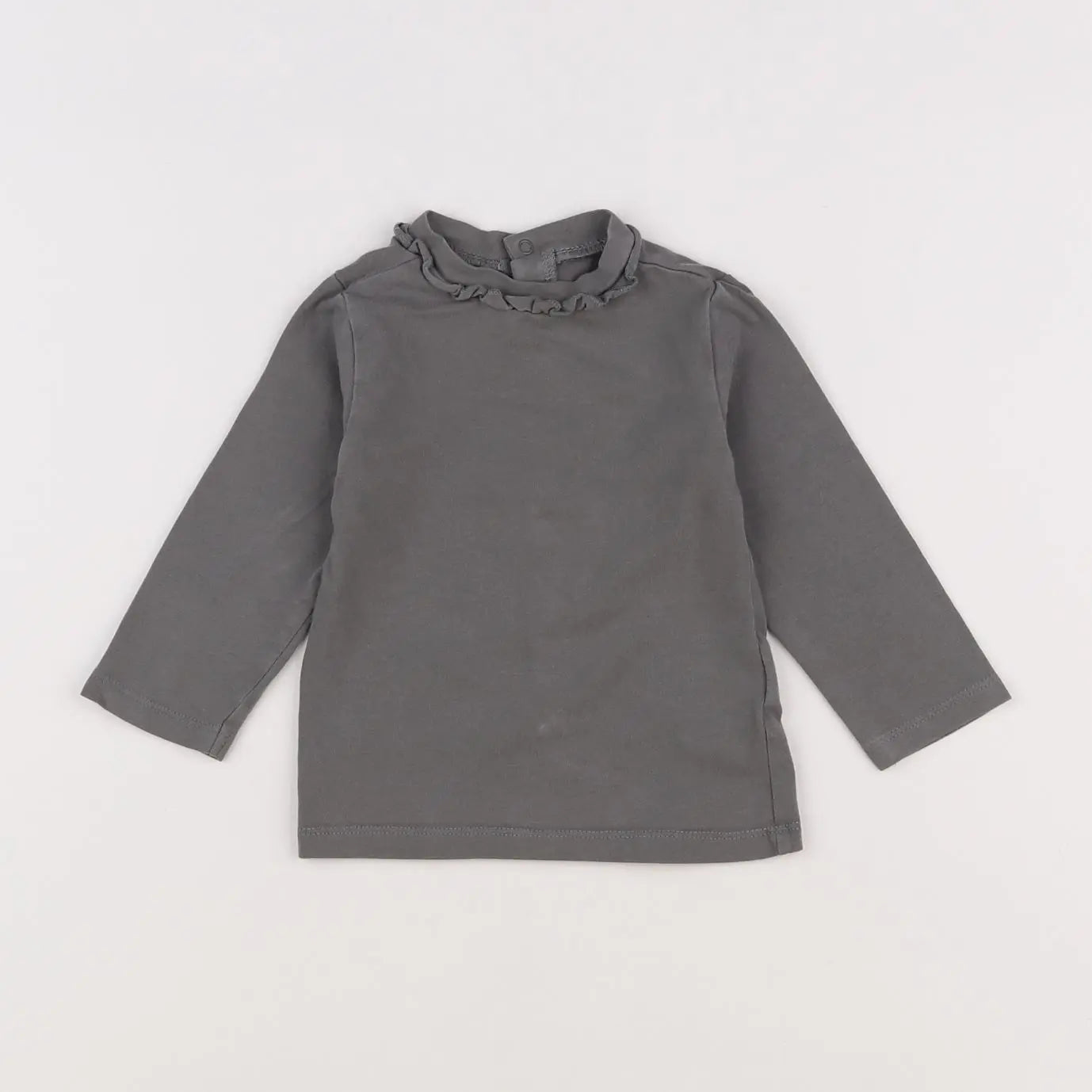 Vertbaudet - tee-shirt gris - 9 mois