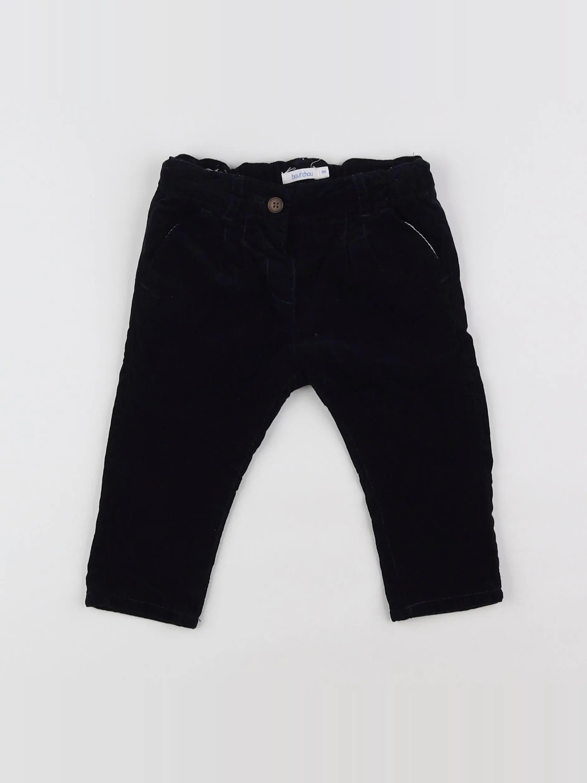 Boutchou - pantalon bleu - 6 mois