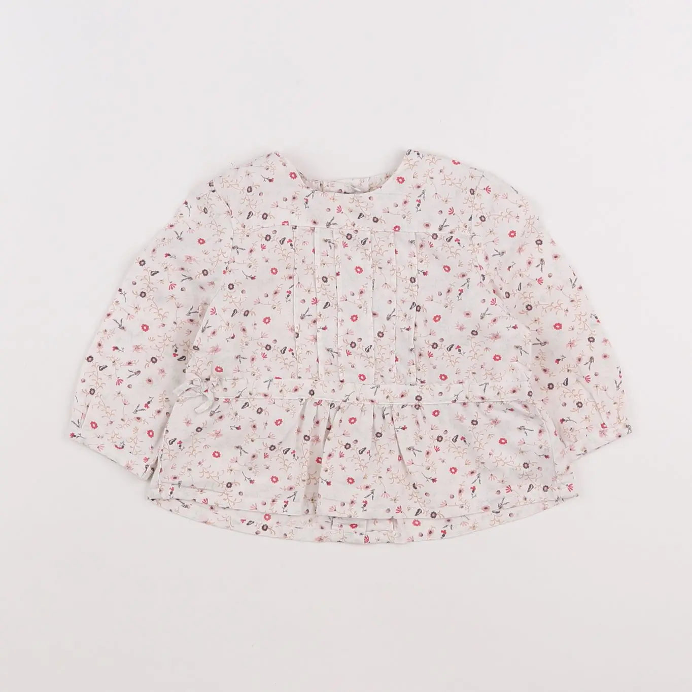 Vertbaudet - blouse rose - 9 mois