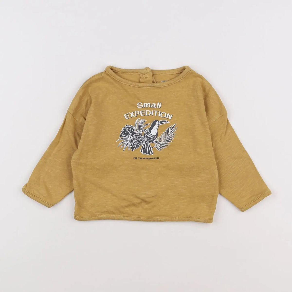 Vertbaudet - tee-shirt jaune - 9 mois