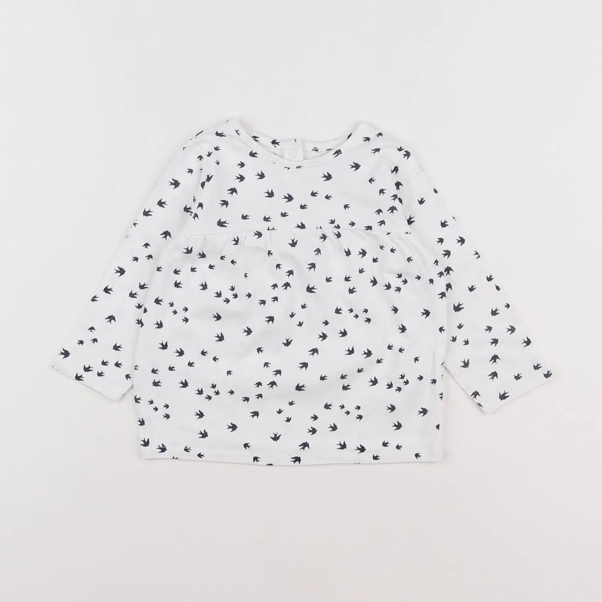 Vertbaudet - tee-shirt blanc - 12 mois
