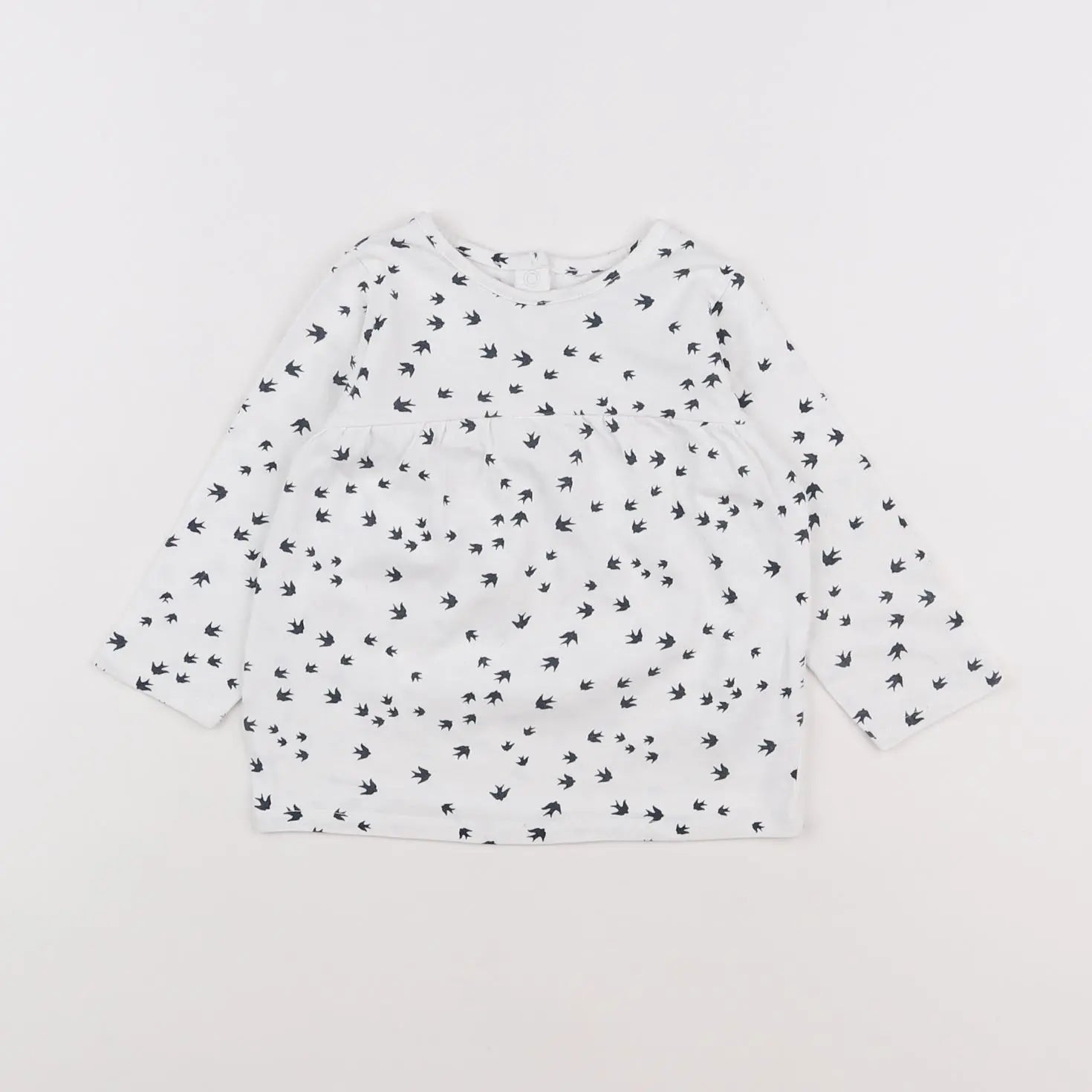 Vertbaudet - tee-shirt blanc - 12 mois