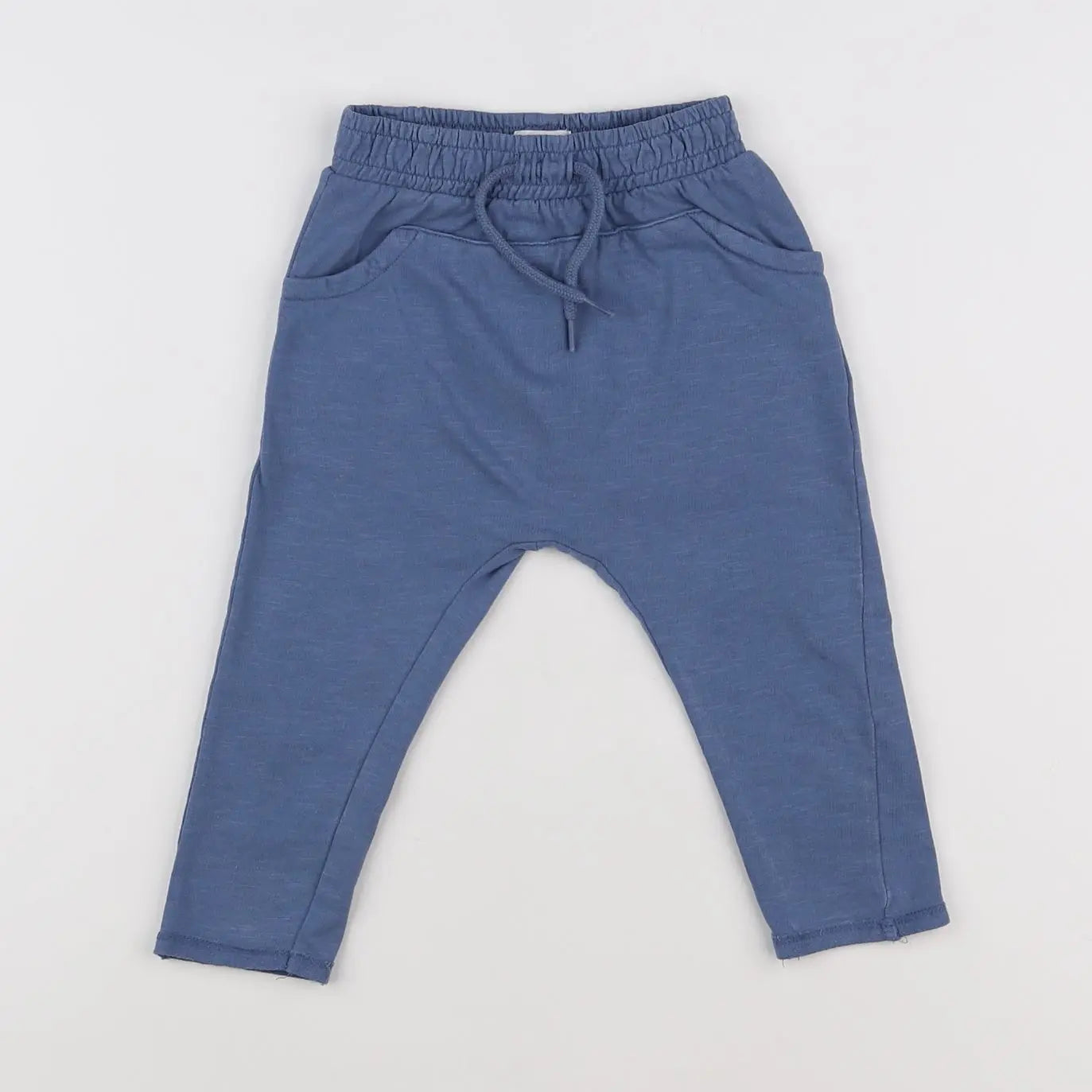 Vertbaudet - pantalon bleu - 9 mois