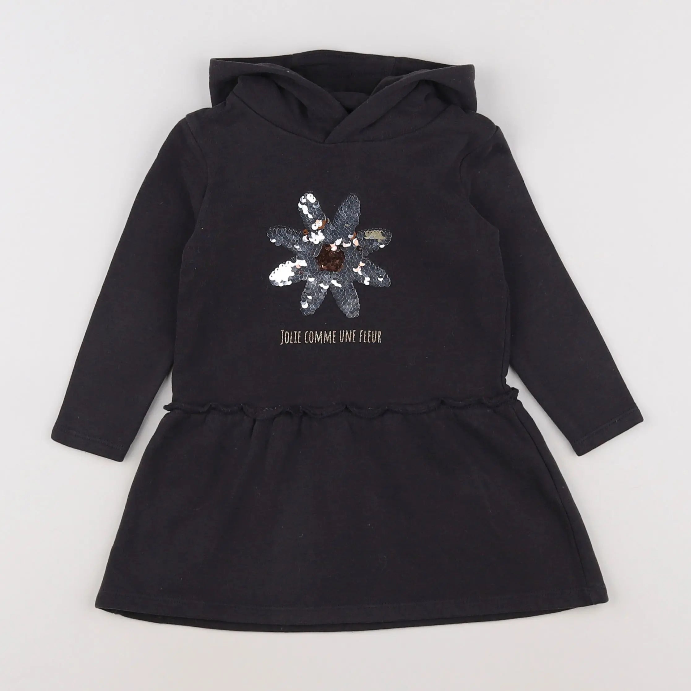 Vertbaudet - robe gris - 2 ans