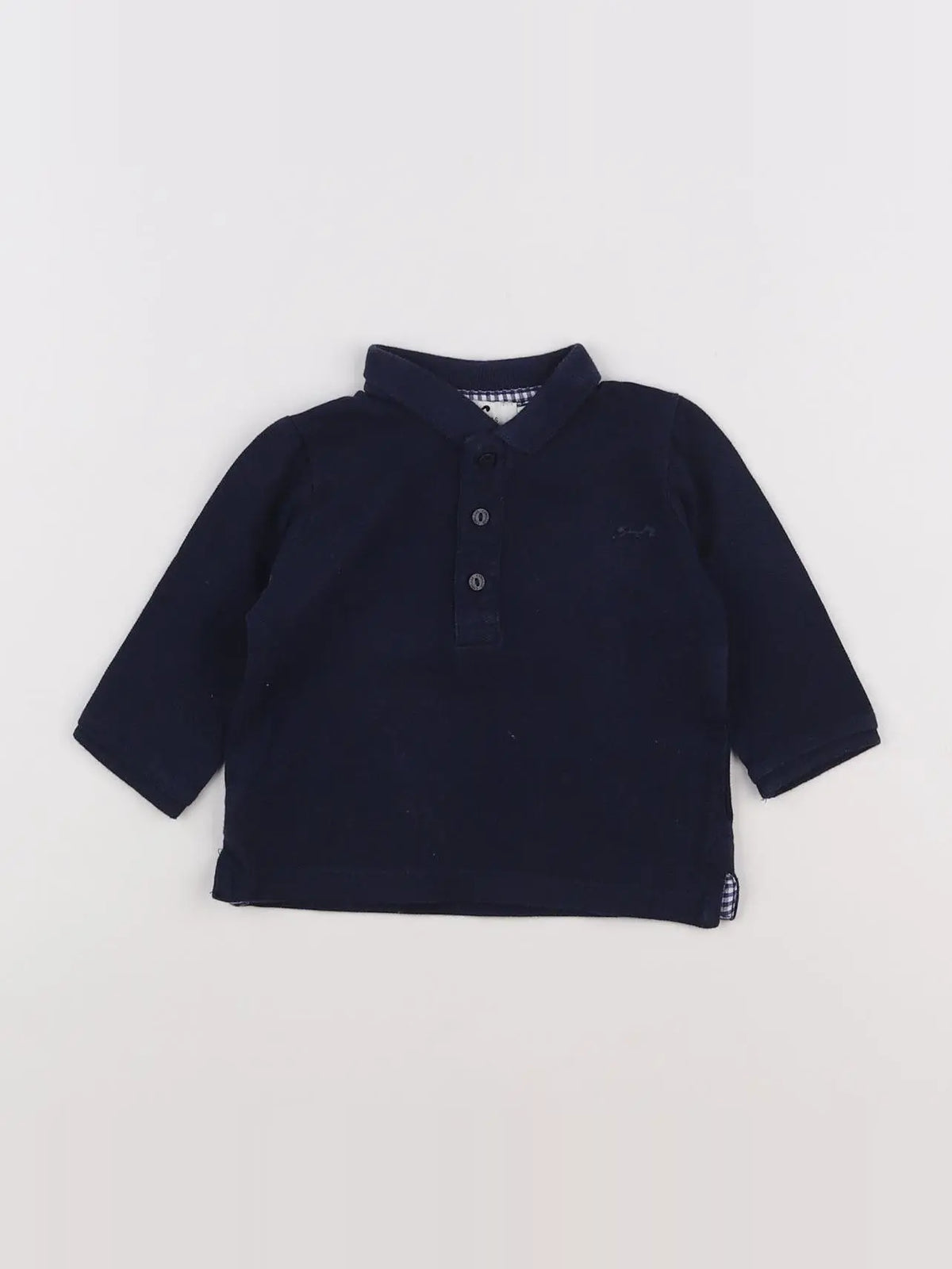 Cyrillus - polo bleu - 6 mois