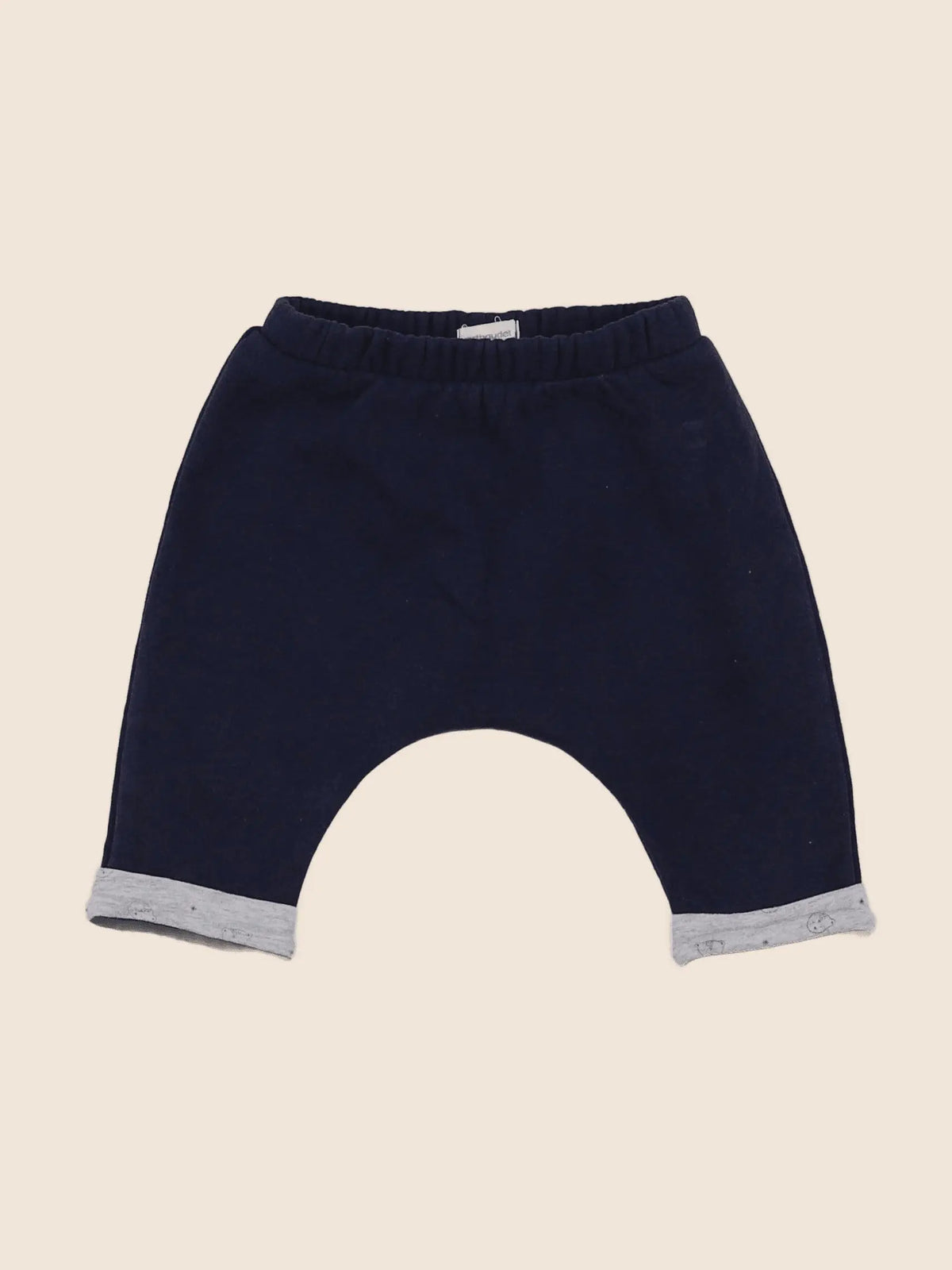 Vertbaudet - pantalon bleu - 6 mois