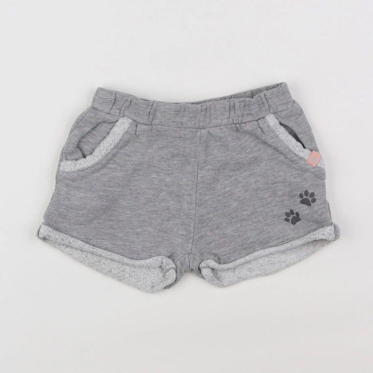 Vertbaudet - short gris - 12 mois