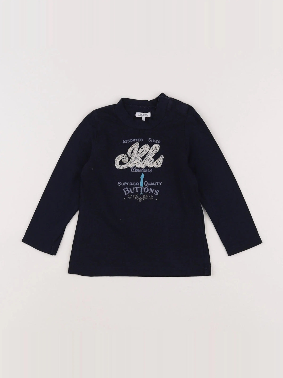 IKKS - tee-shirt bleu - 18 mois