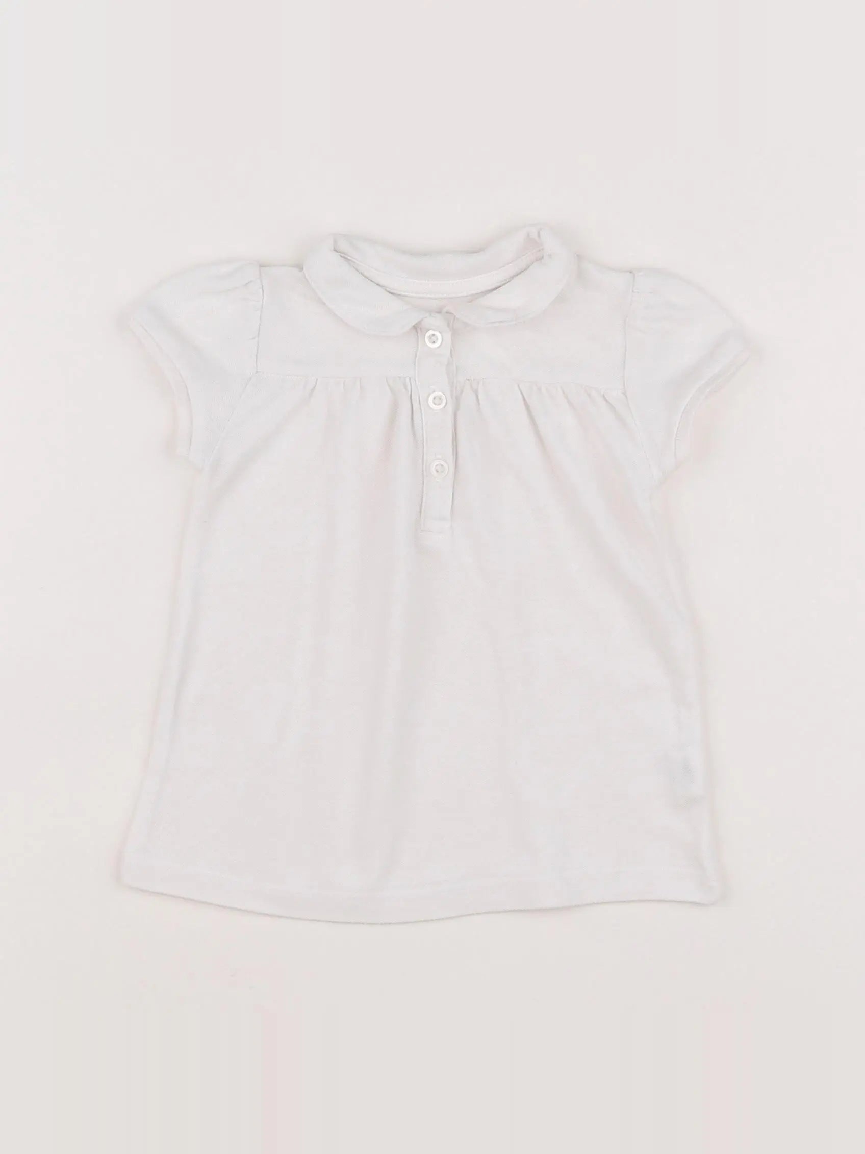 Boutchou - polo blanc - 12 mois