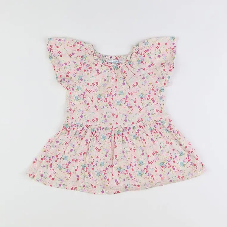 Vertbaudet - robe rose - 12 mois