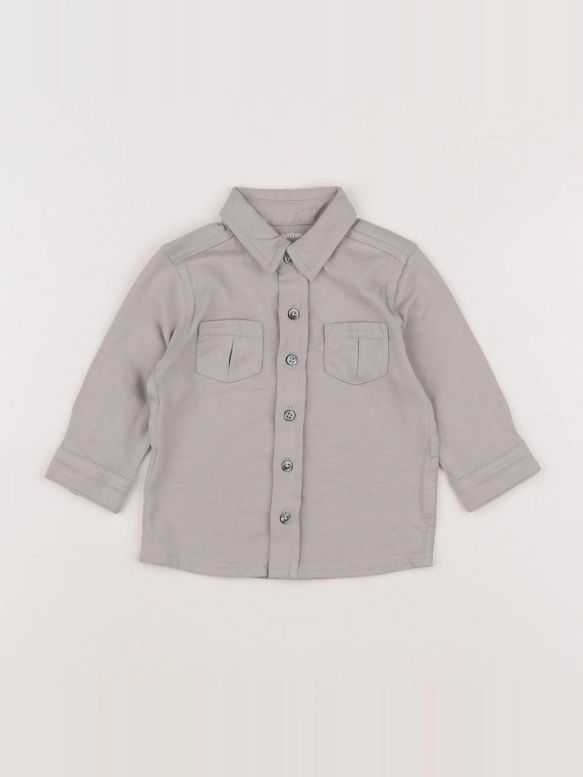Boutchou - chemise taupe - 6 mois