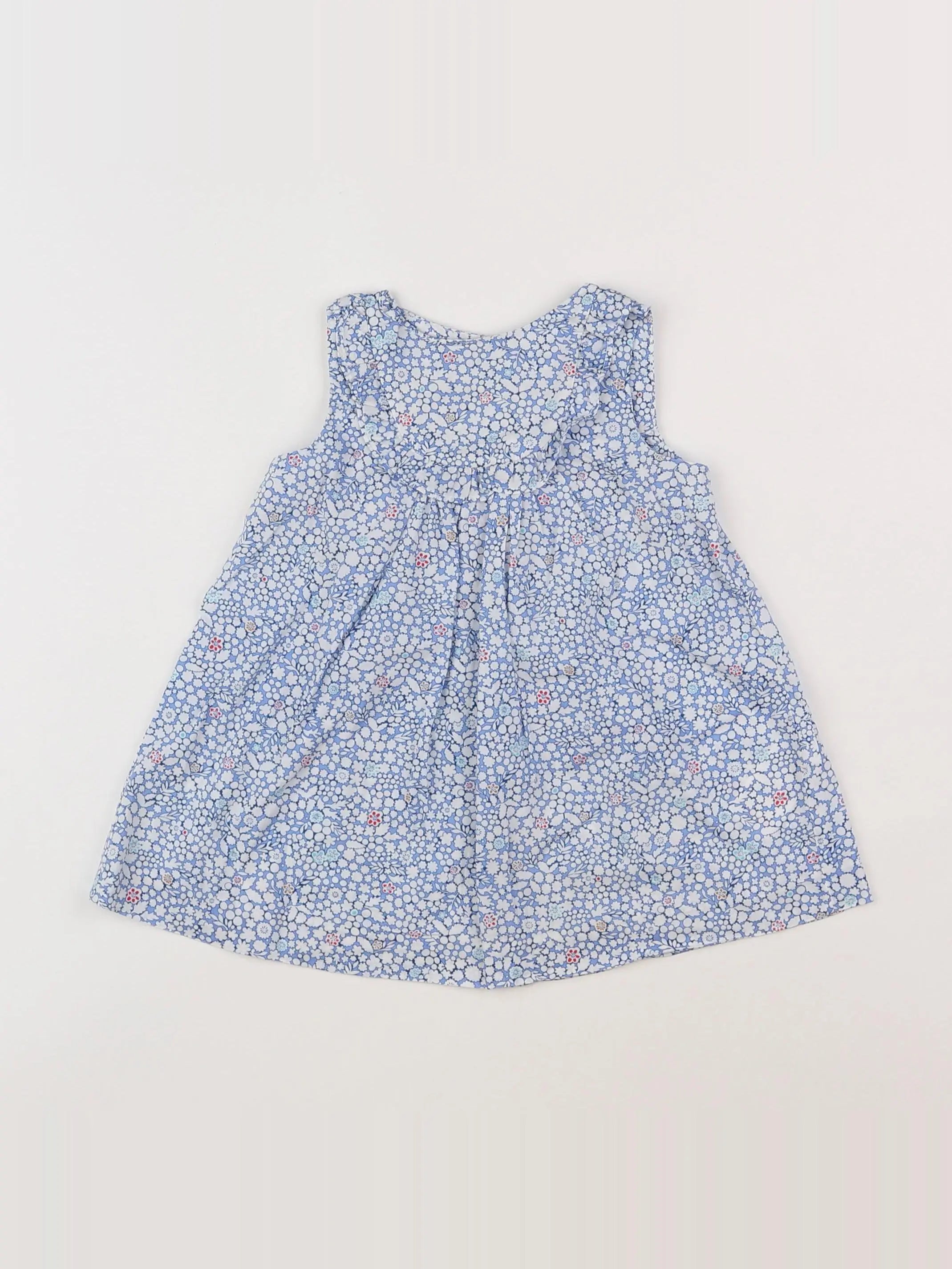 Jacadi - robe bleu - 12 mois