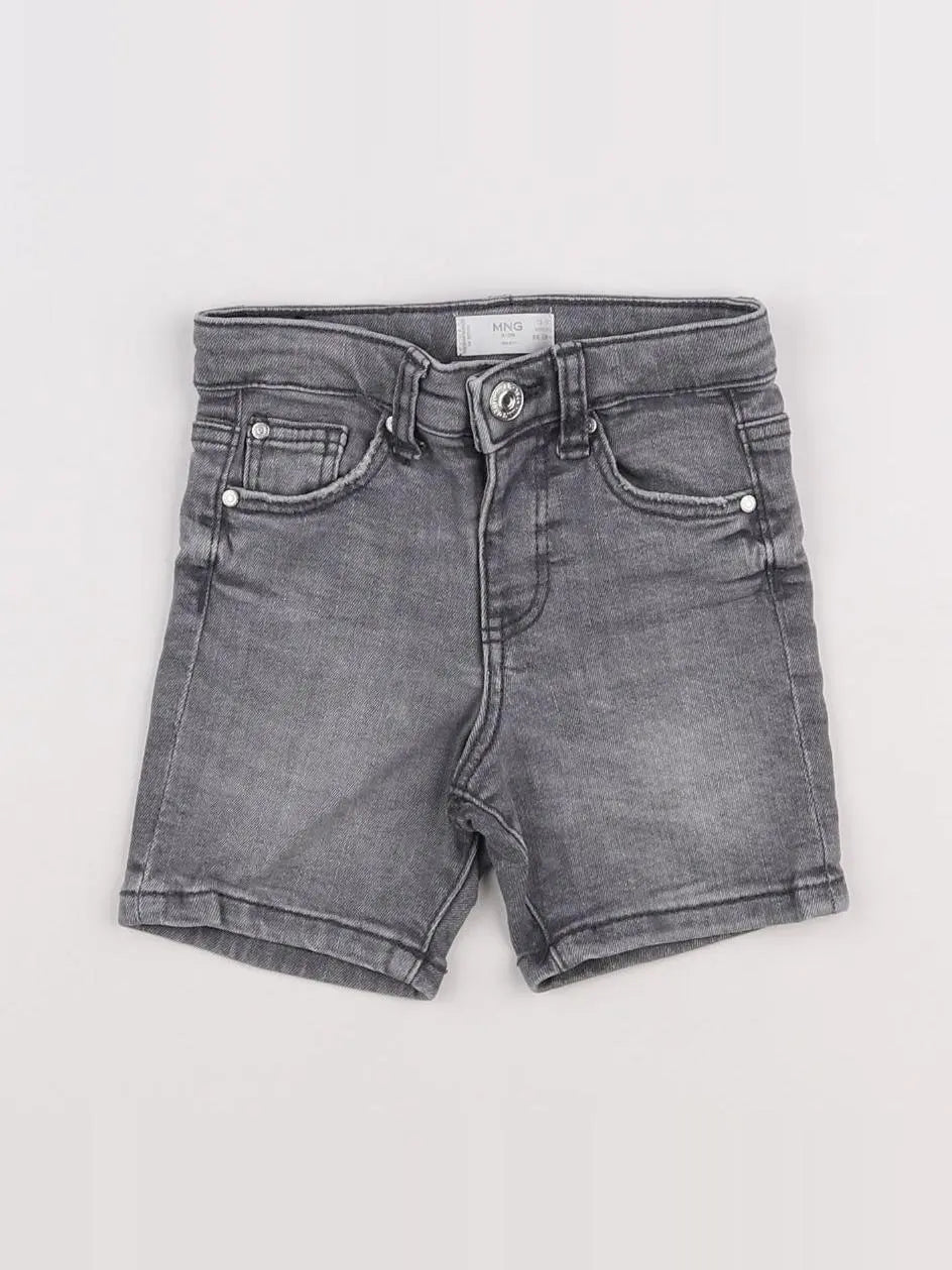 Mango - short gris - 12/18 mois