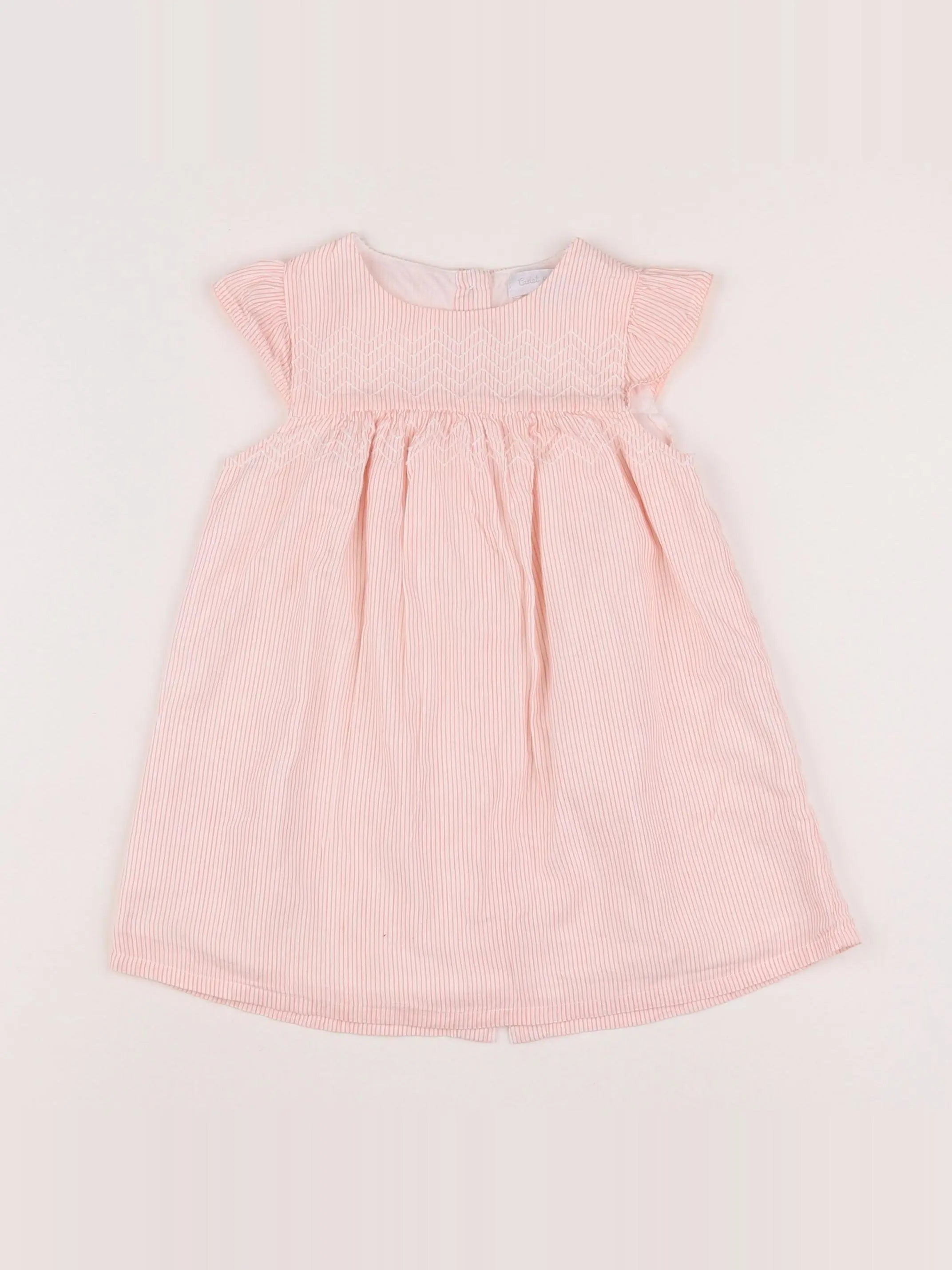 Cadet Rousselle - robe blanc, orange - 18 mois