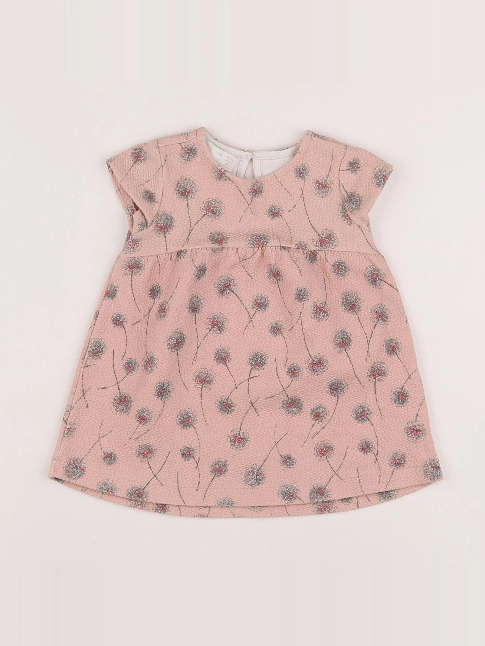 Zara - robe rose - 9/12 mois