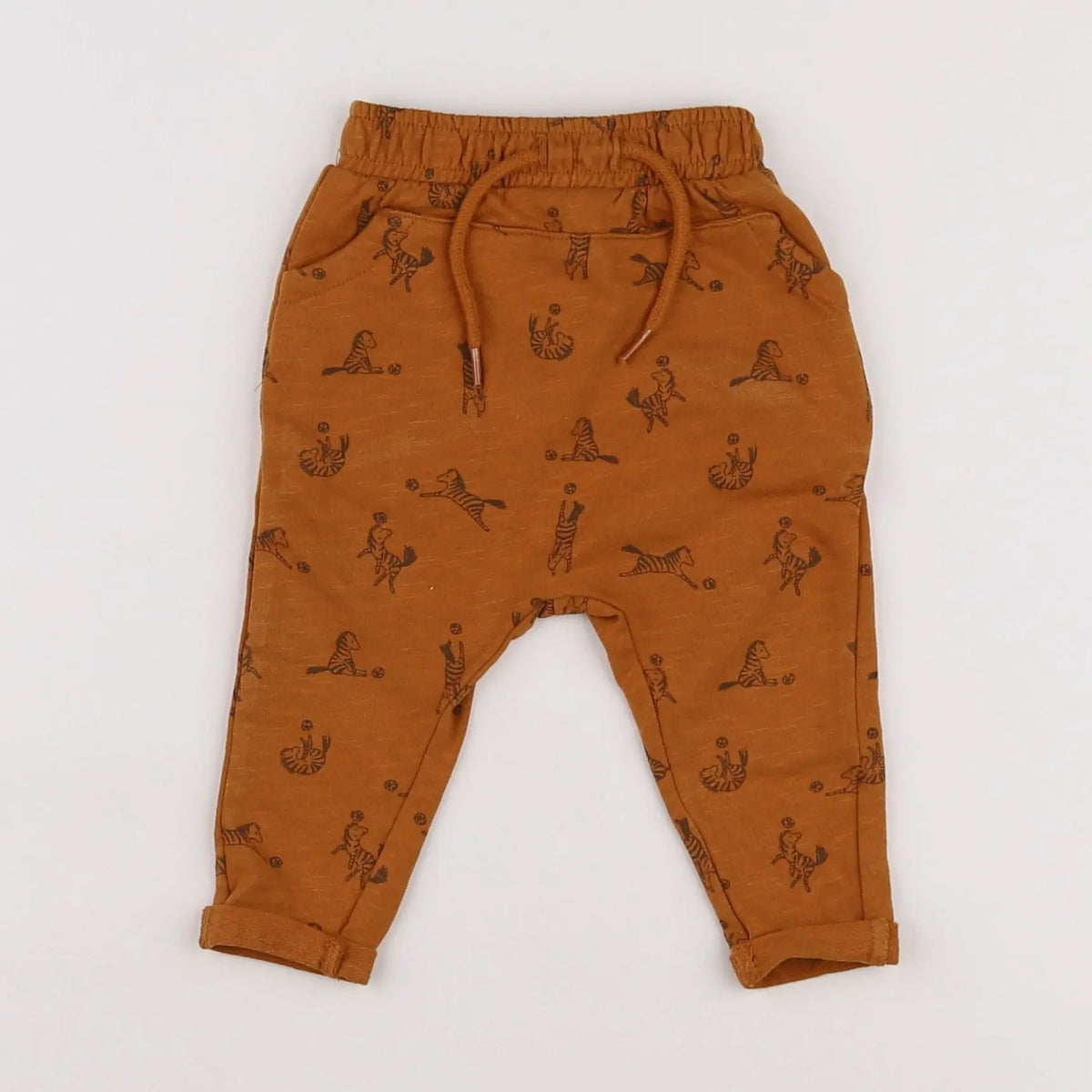 Vertbaudet - pantalon marron - 3 mois