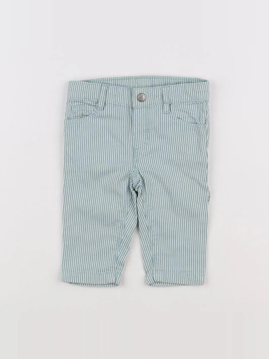Petit Bateau - pantalon vert - 3 mois