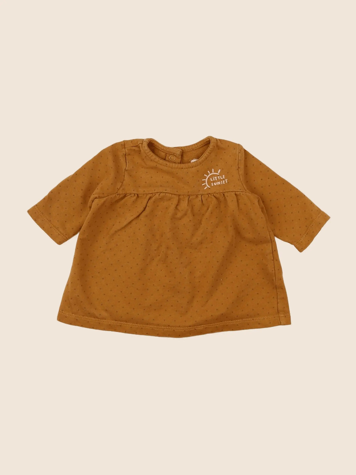 Vertbaudet - robe marron - 3 mois