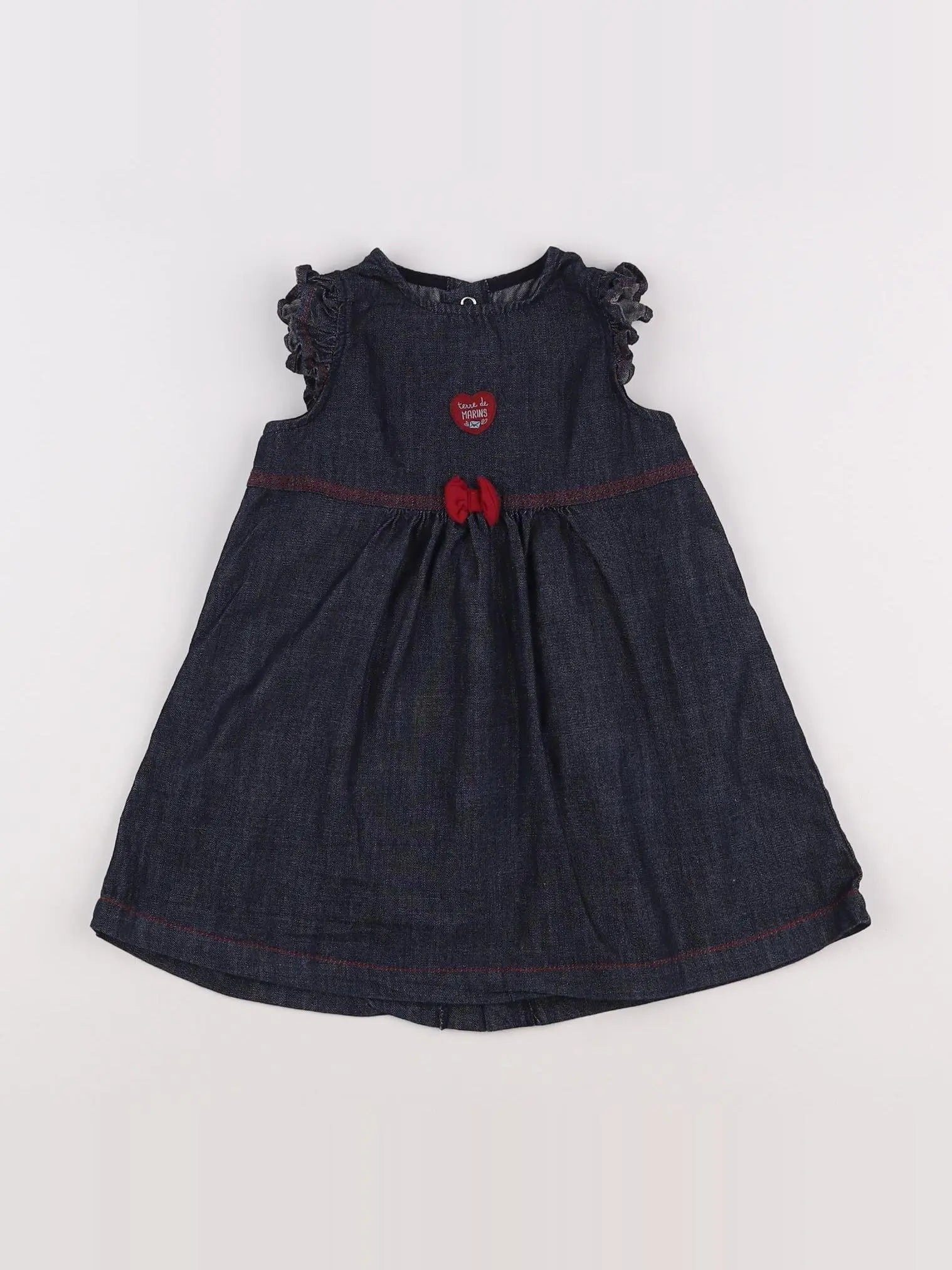 Terre de marins - robe bleu - 18 mois