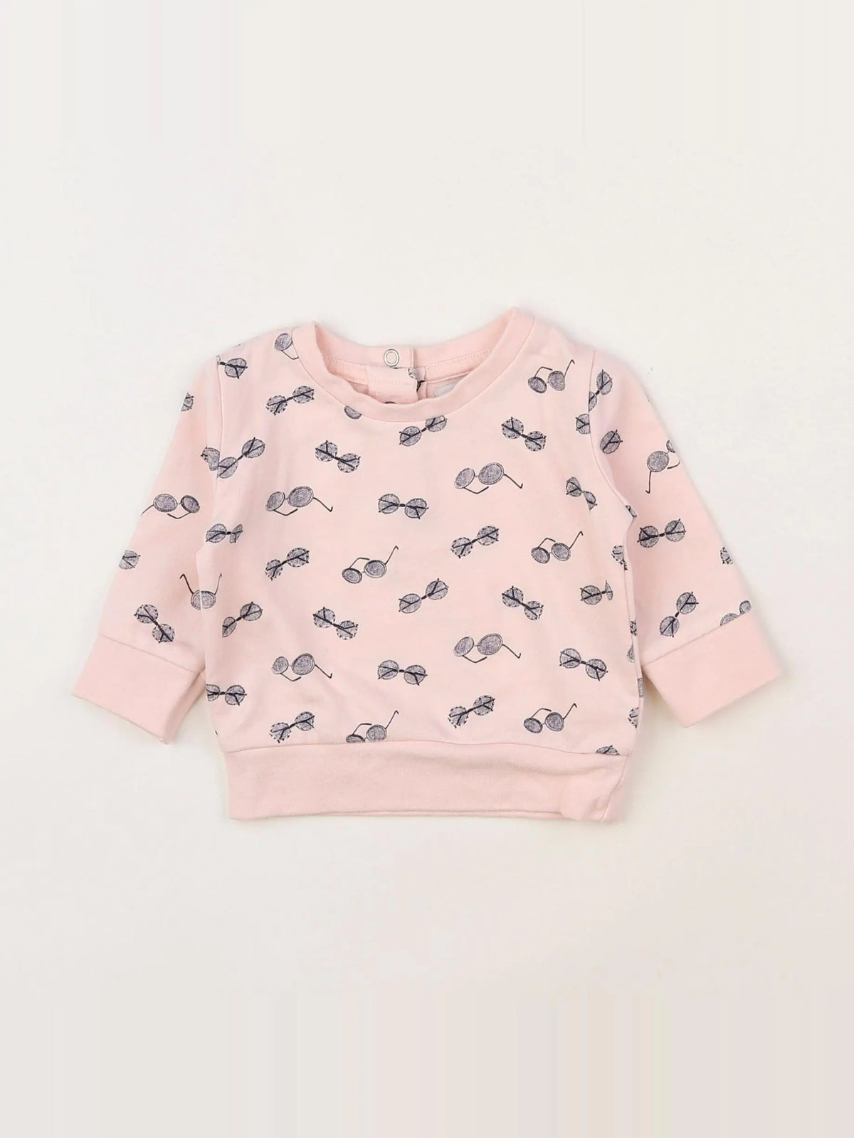 La Redoute - sweat rose - 3/6 mois