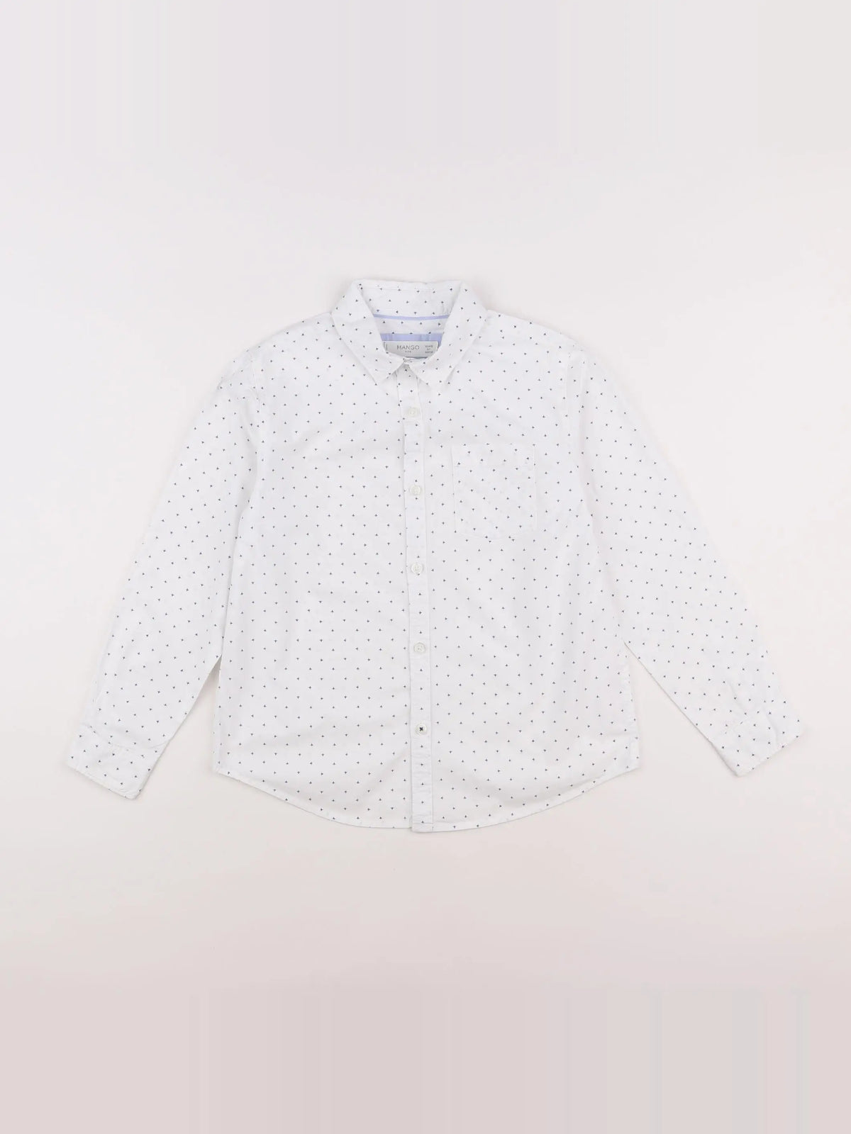 Mango - chemise blanc - 6/7 ans