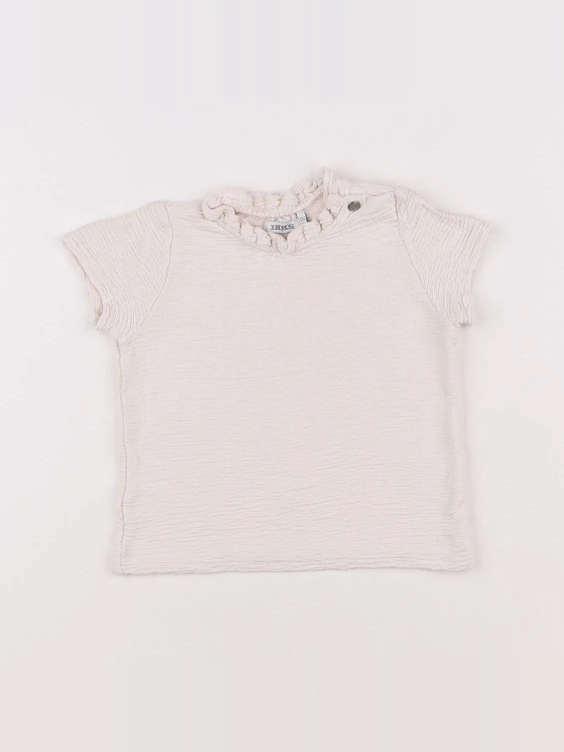 IKKS - tee-shirt beige - 12 mois