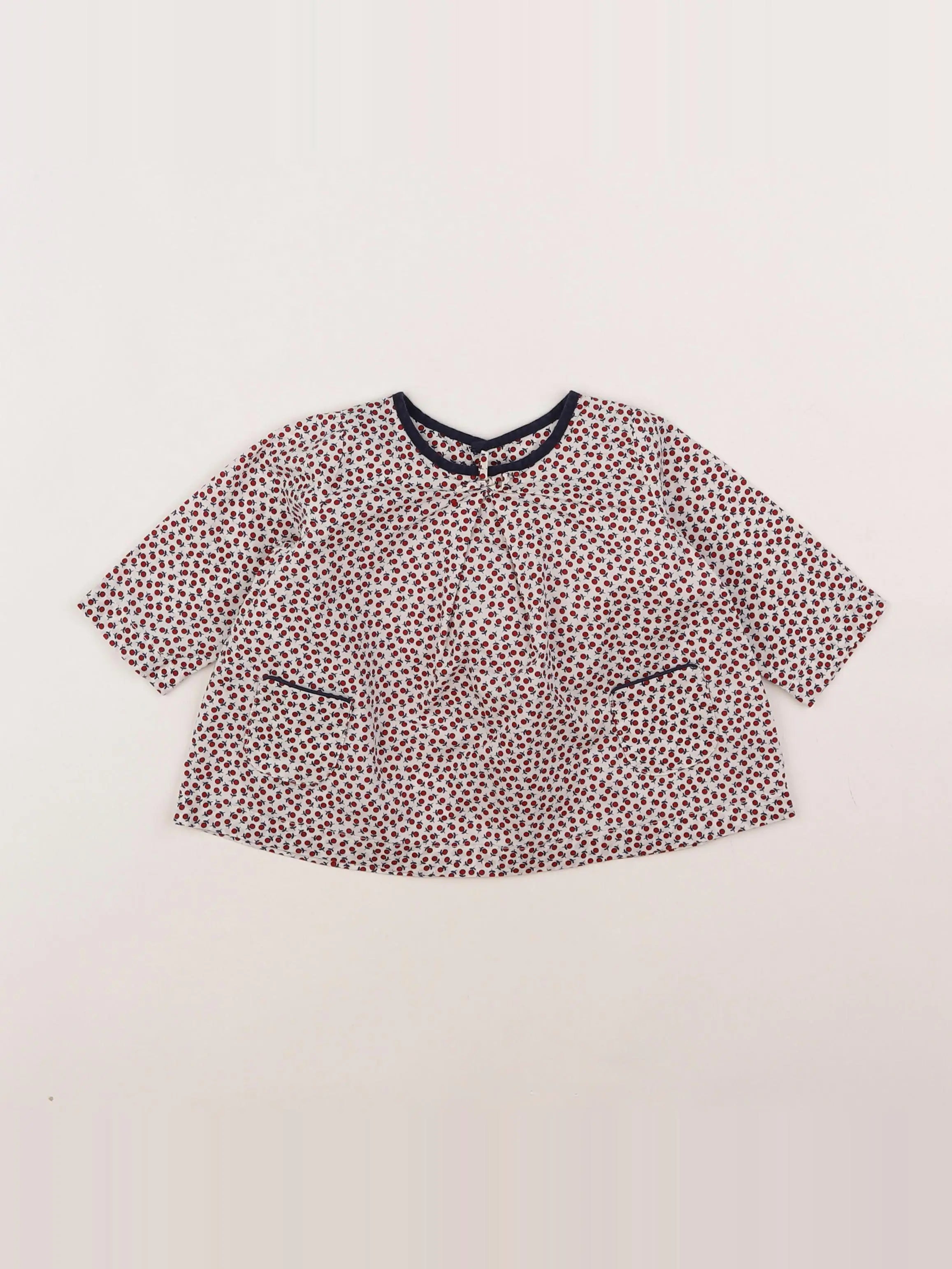 Jacadi - blouse blanc - 6 mois