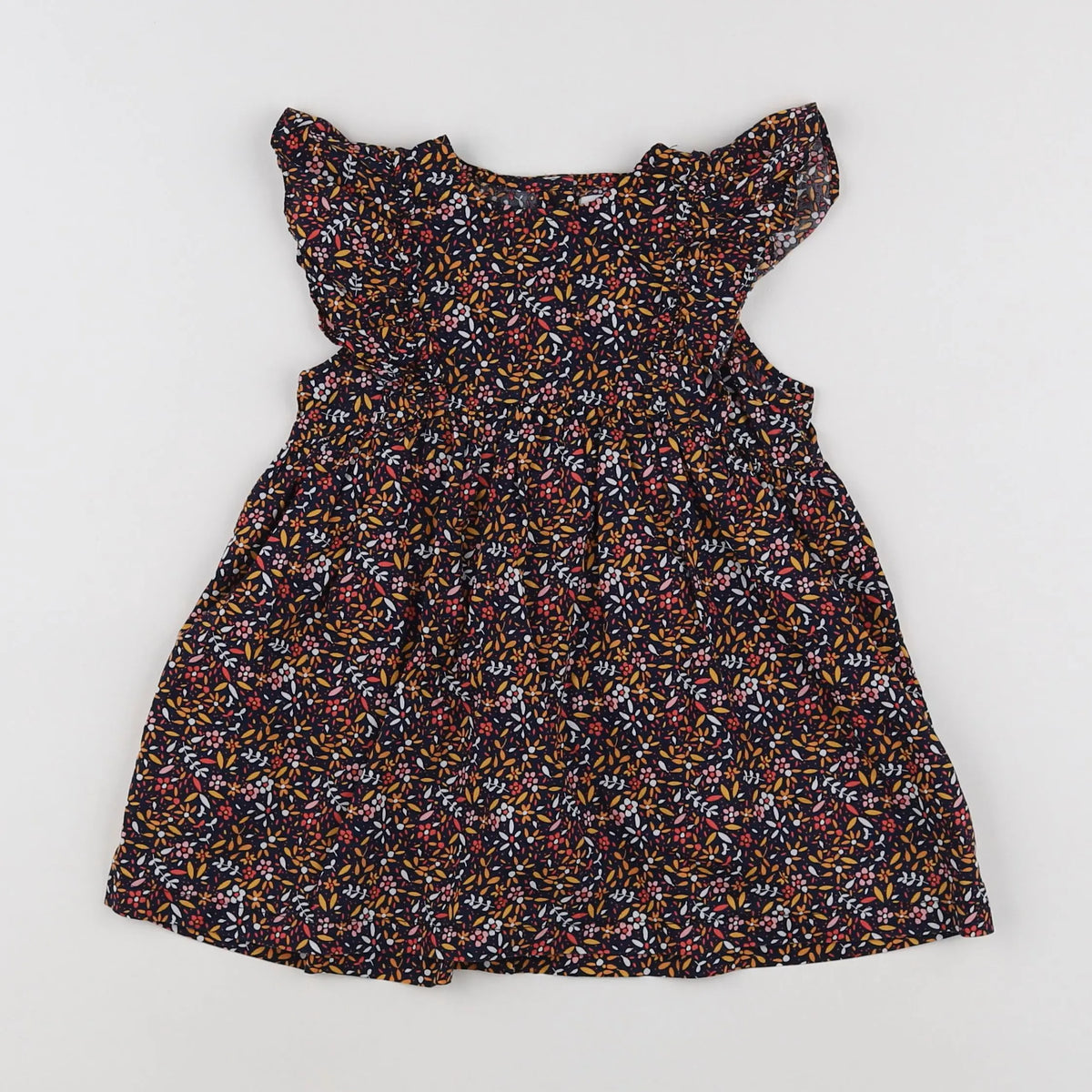 Vertbaudet - robe multicolore - 18 mois