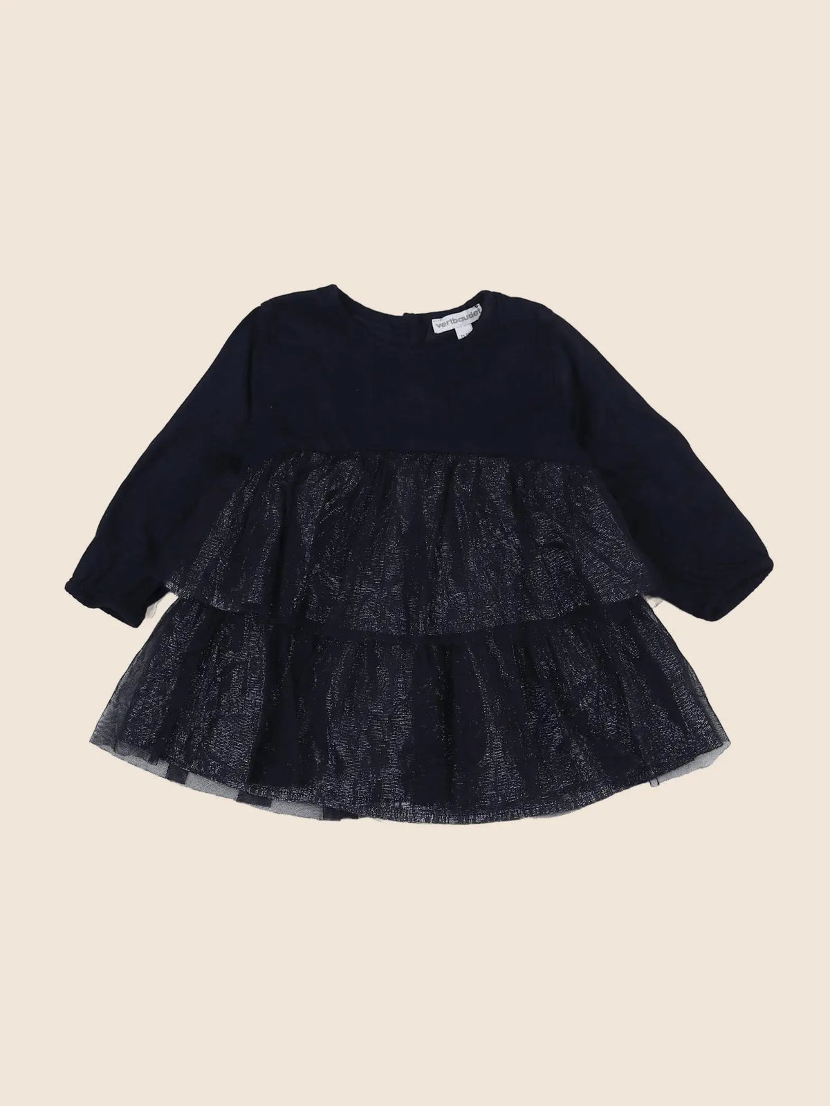 Vertbaudet - robe bleu - 9 mois