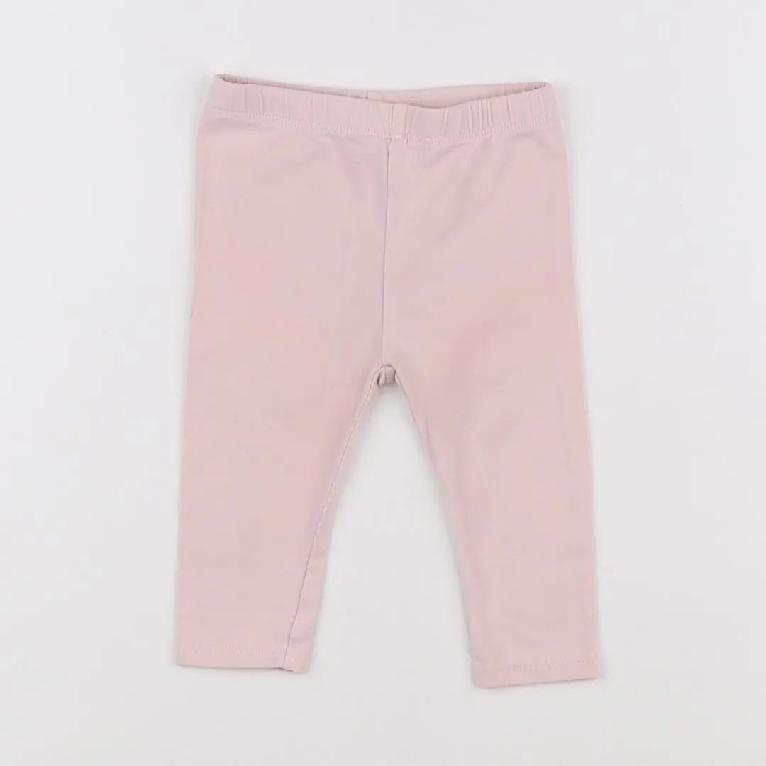 Vertbaudet - legging rose - 6 mois