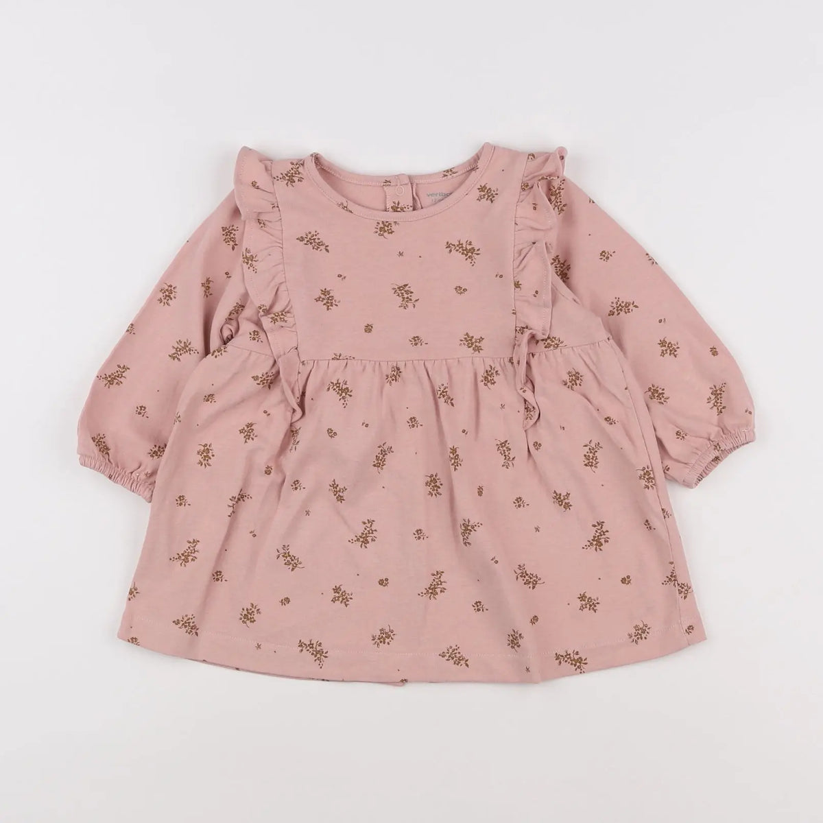 Vertbaudet - robe rose - 12 mois