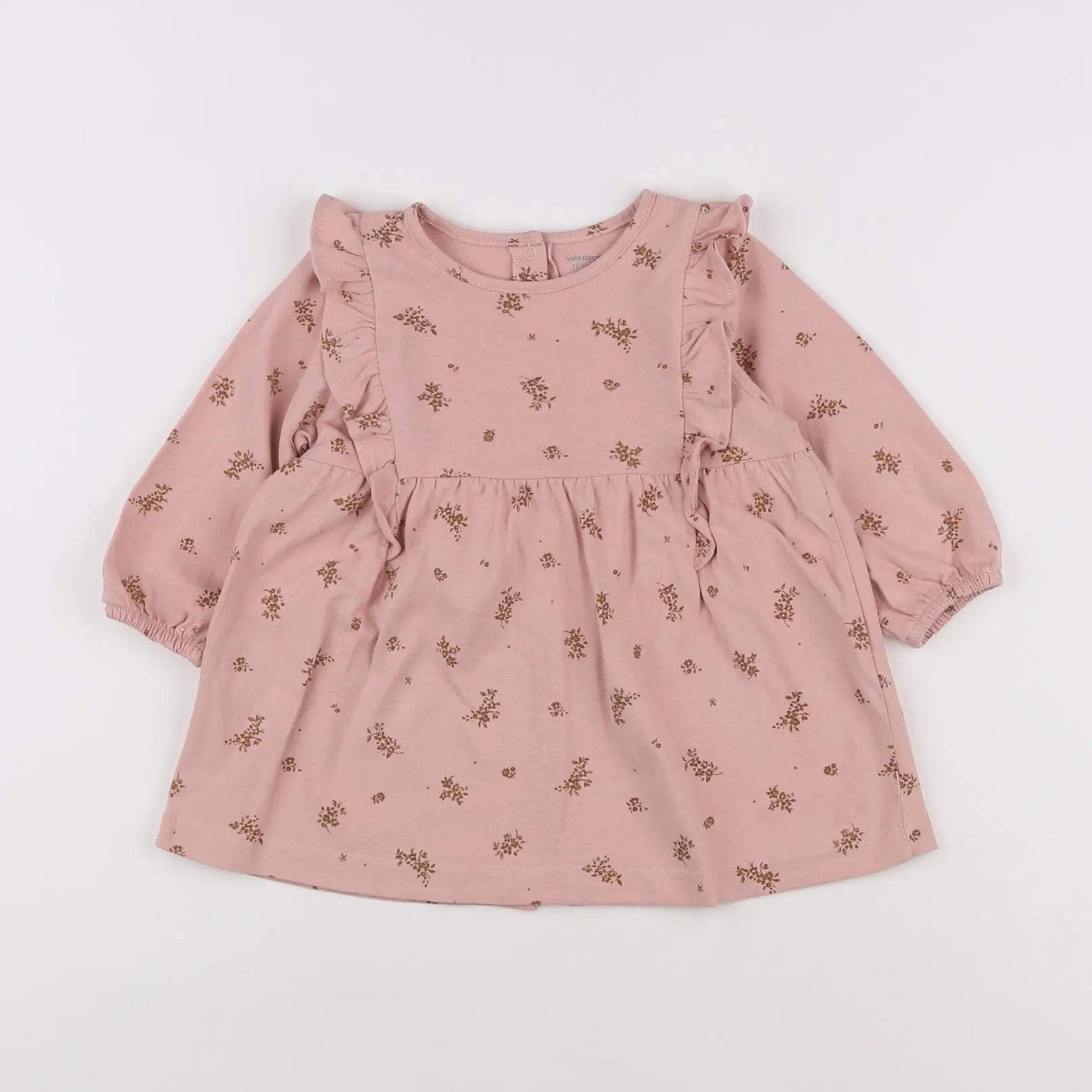 Vertbaudet - robe rose - 12 mois