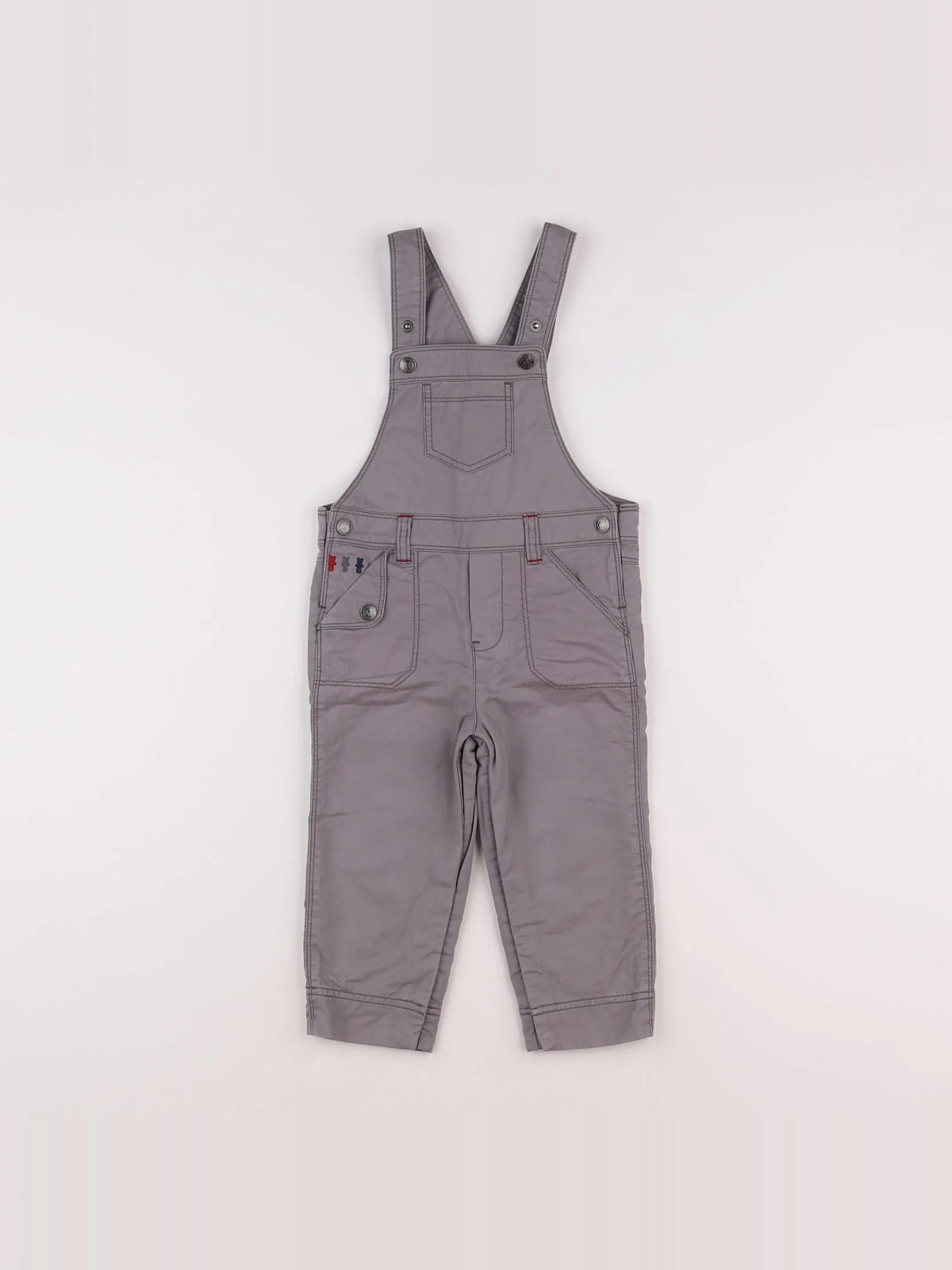 Natalys - salopette gris - 18 mois