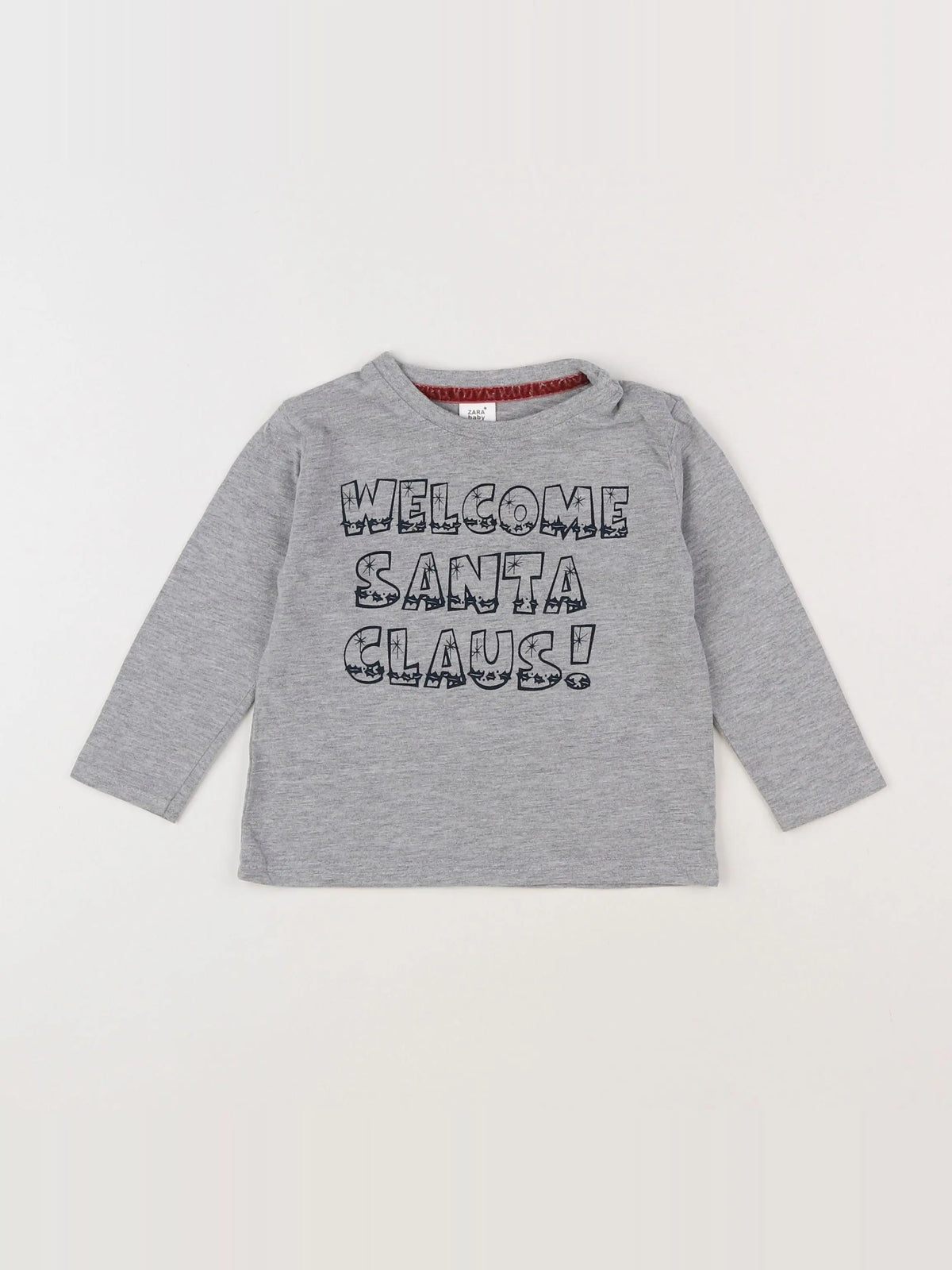 Zara - tee-shirt gris - 9/12 mois