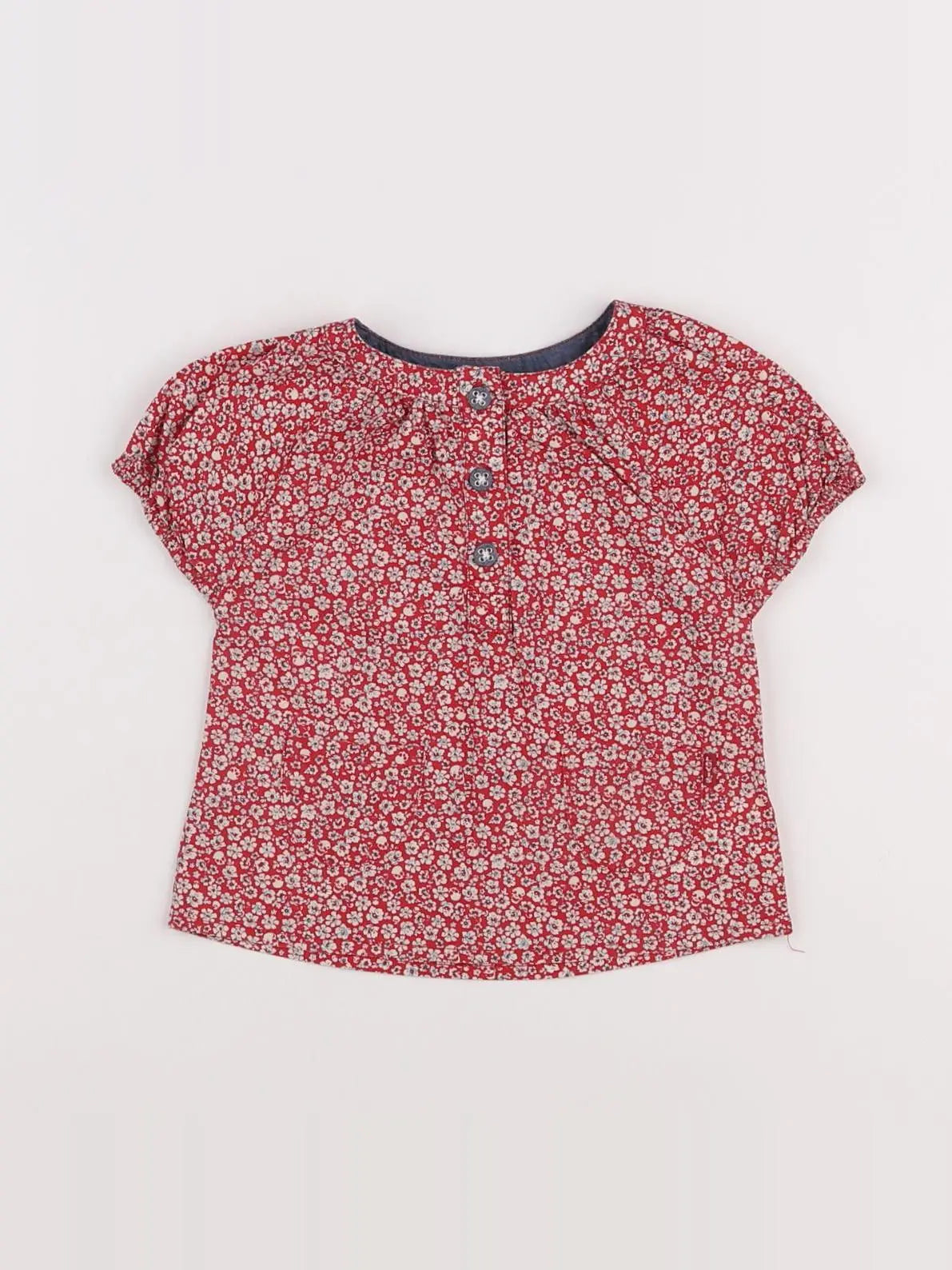 Levi's - blouse rouge - 12 mois