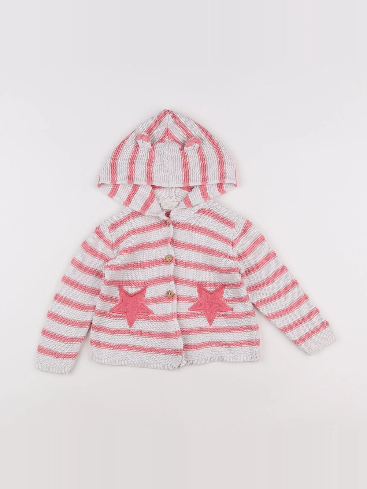 Zippy - gilet rose - 6/9 mois