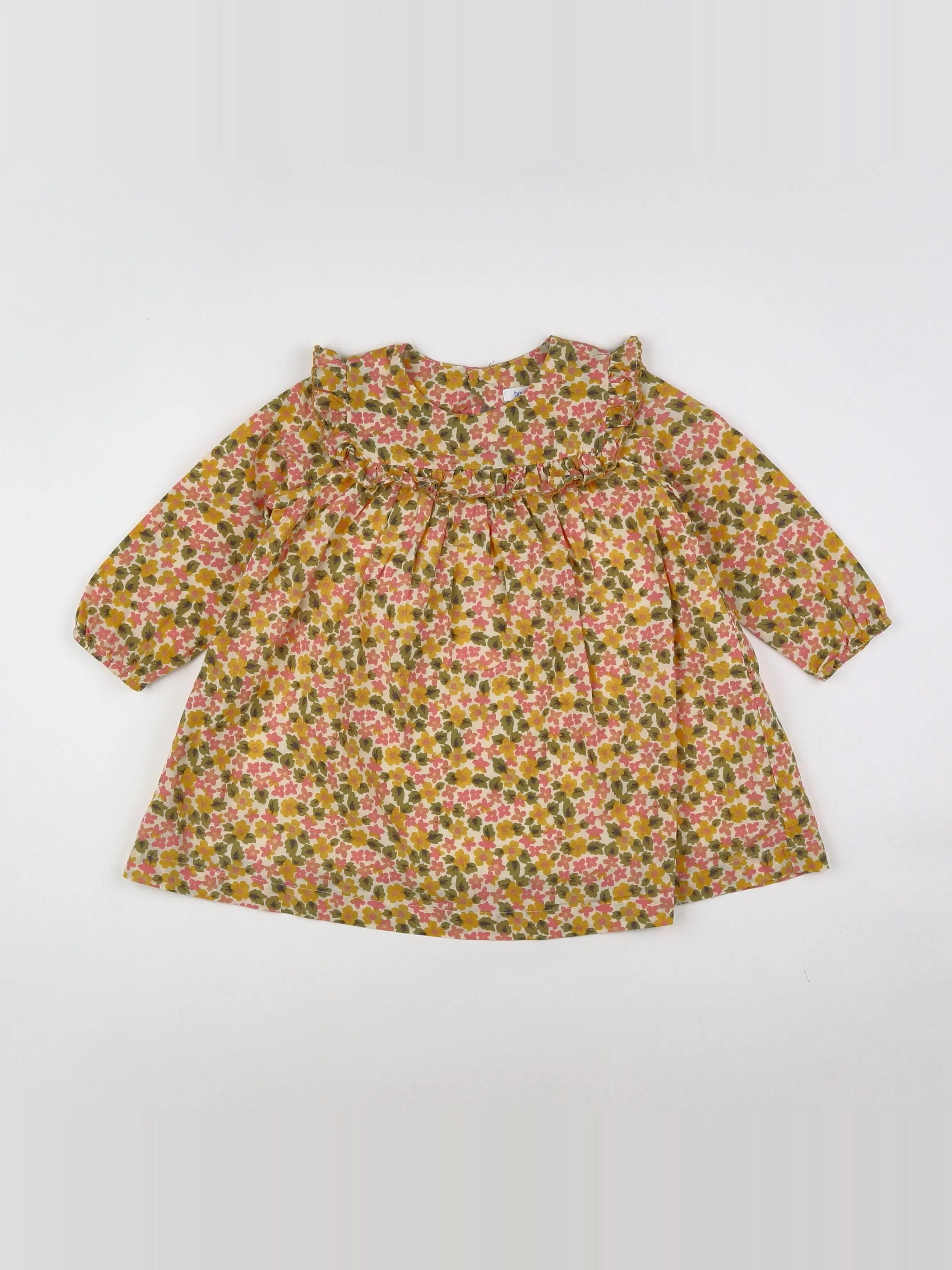 Boutchou - robe multicolore - 12 mois