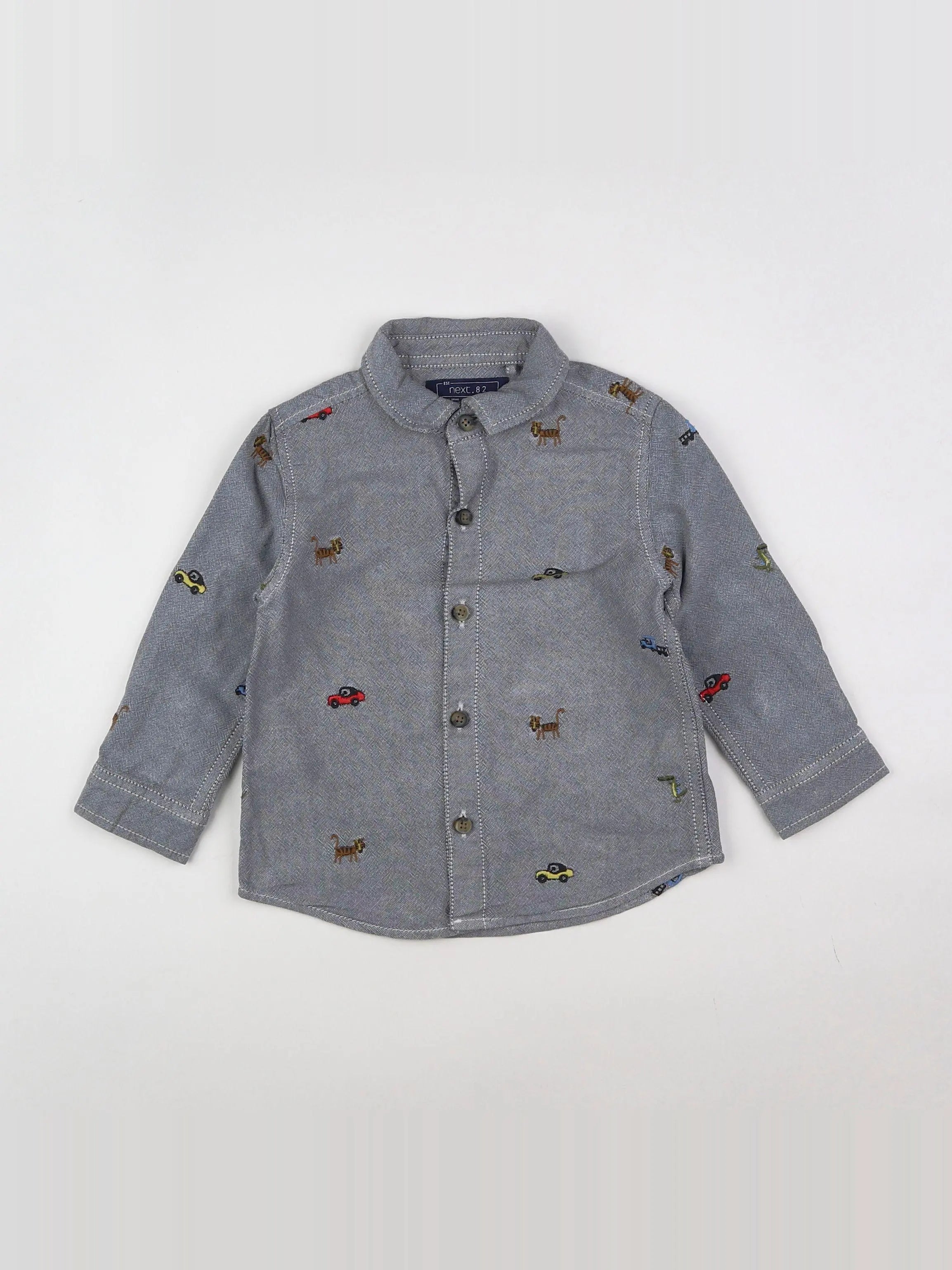 Next - chemise gris - 18 mois