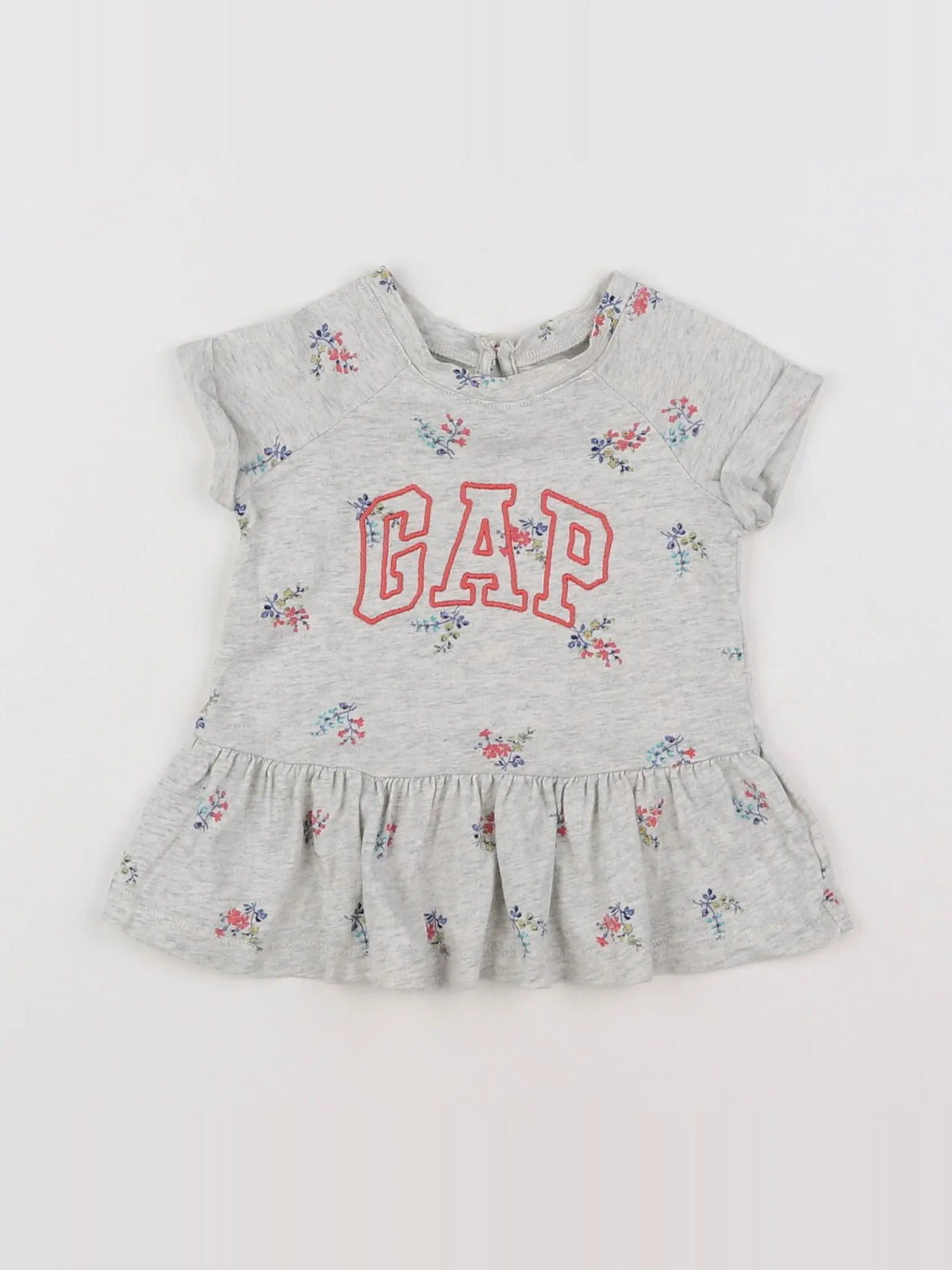 GAP - robe gris - 0/3 mois