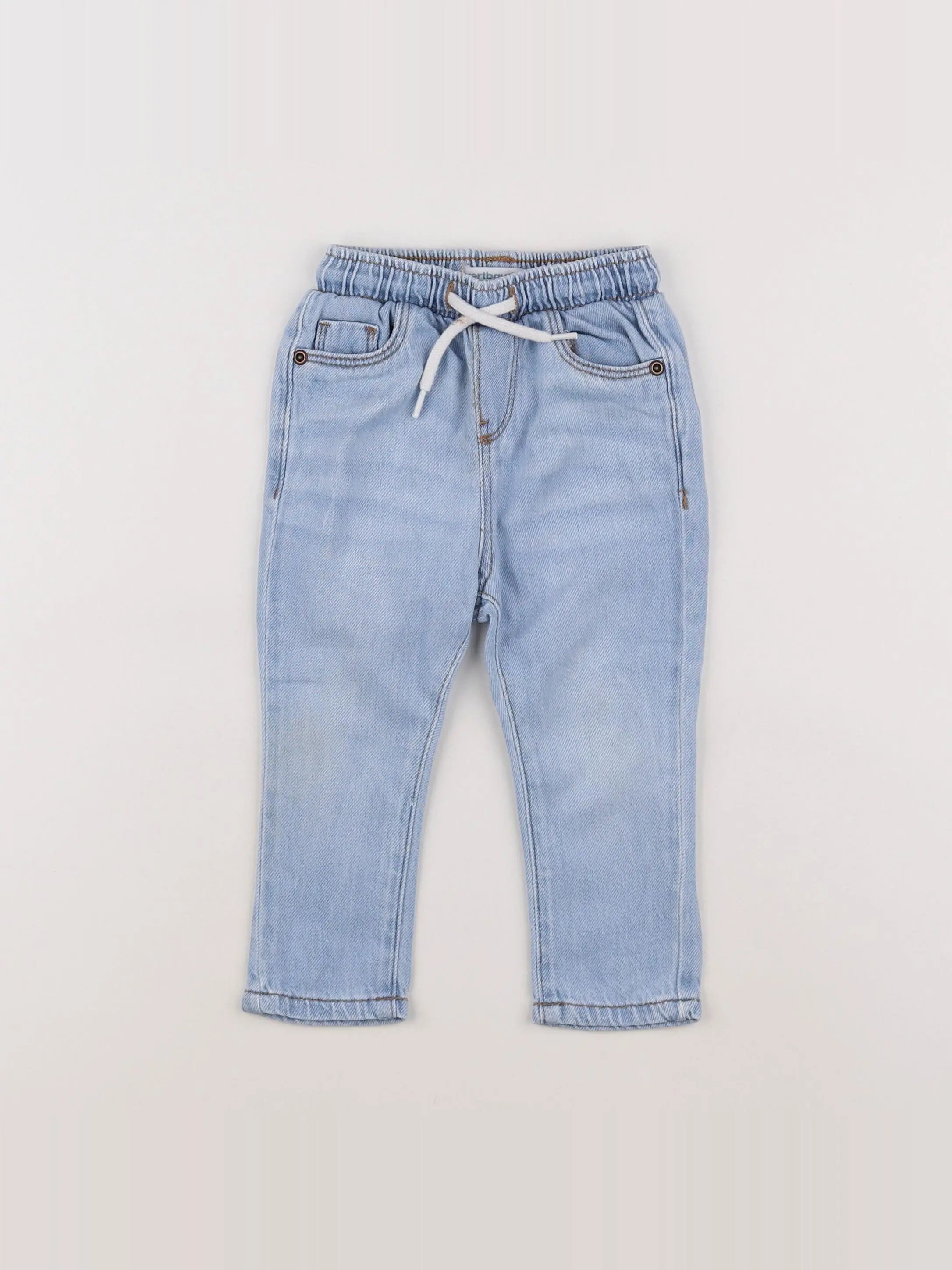 Vertbaudet - jean bleu - 12 mois