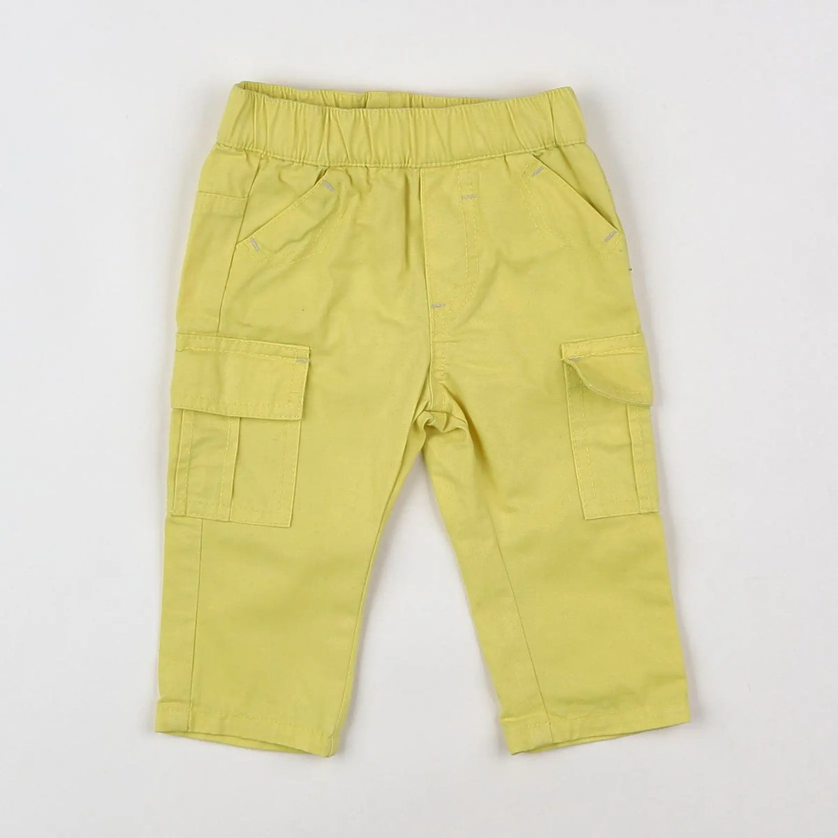 Vertbaudet - pantalon jaune - 3 mois
