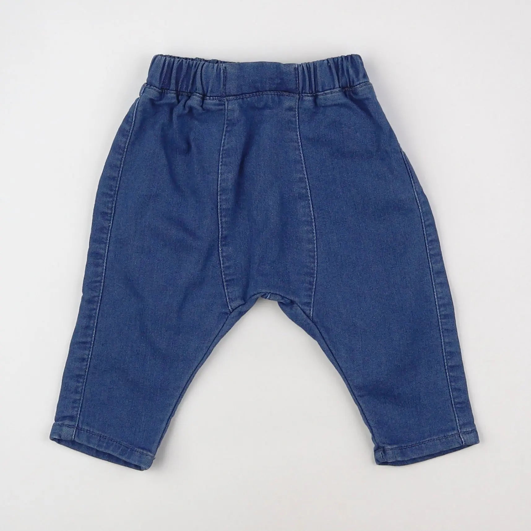 Vertbaudet - pantalon bleu - 3 mois
