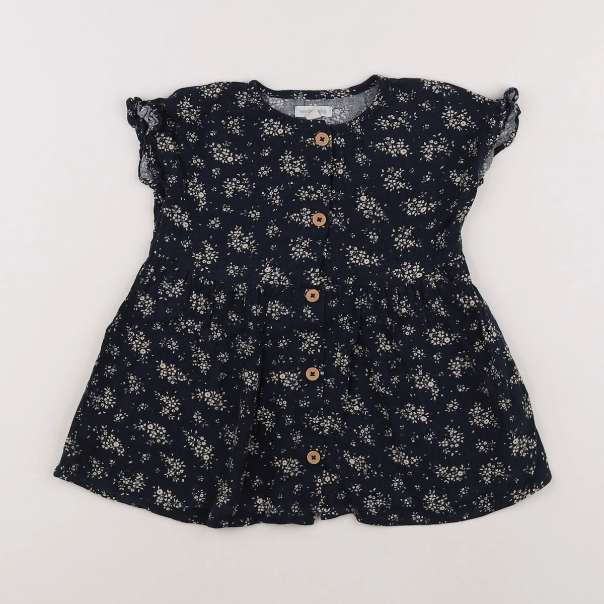 Vertbaudet - robe bleu - 2 ans