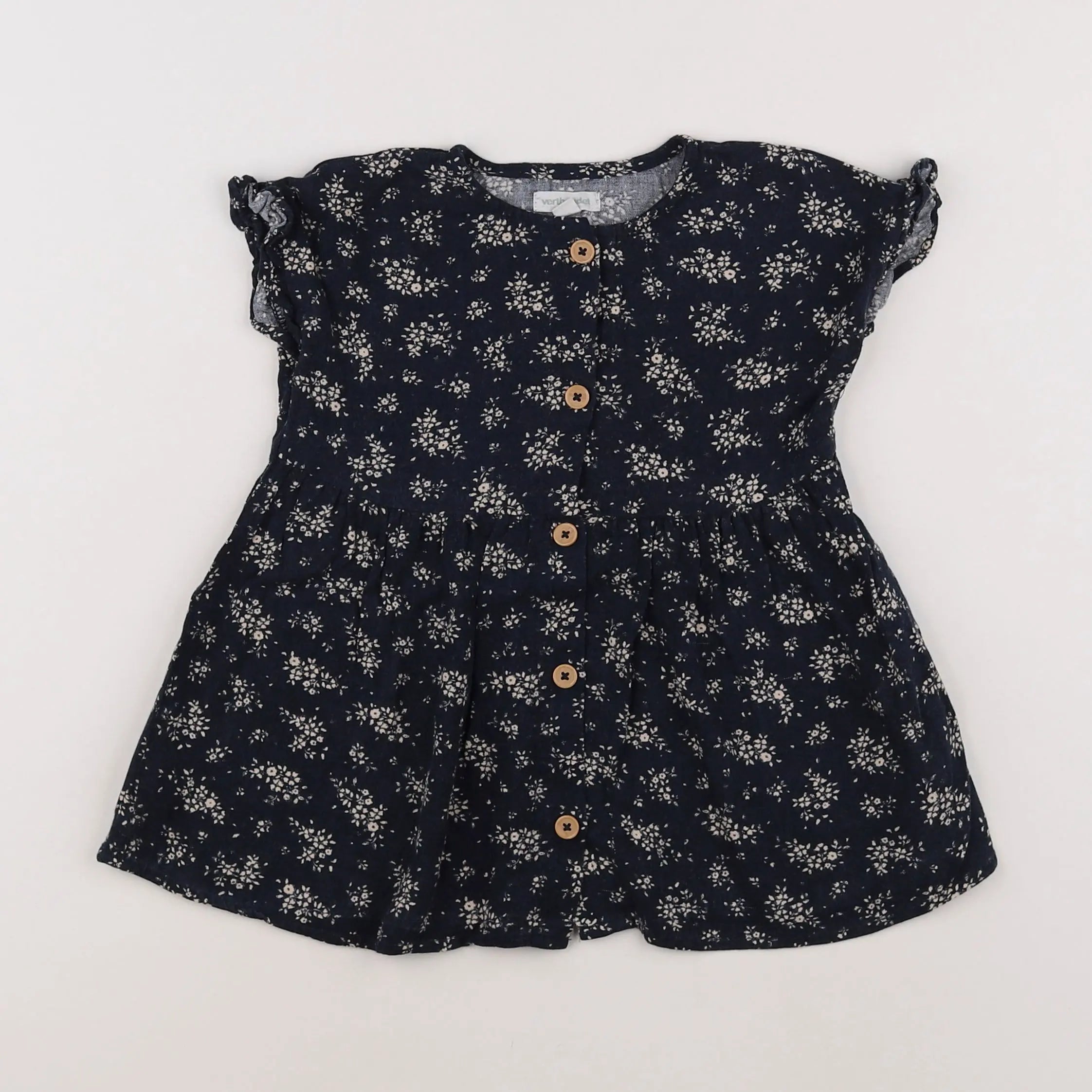 Vertbaudet - robe bleu - 2 ans