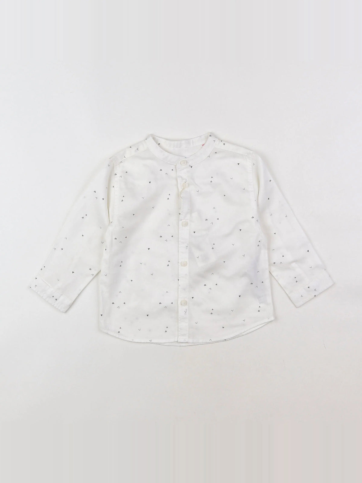 Zara - chemise blanc, noir - 12/18 mois