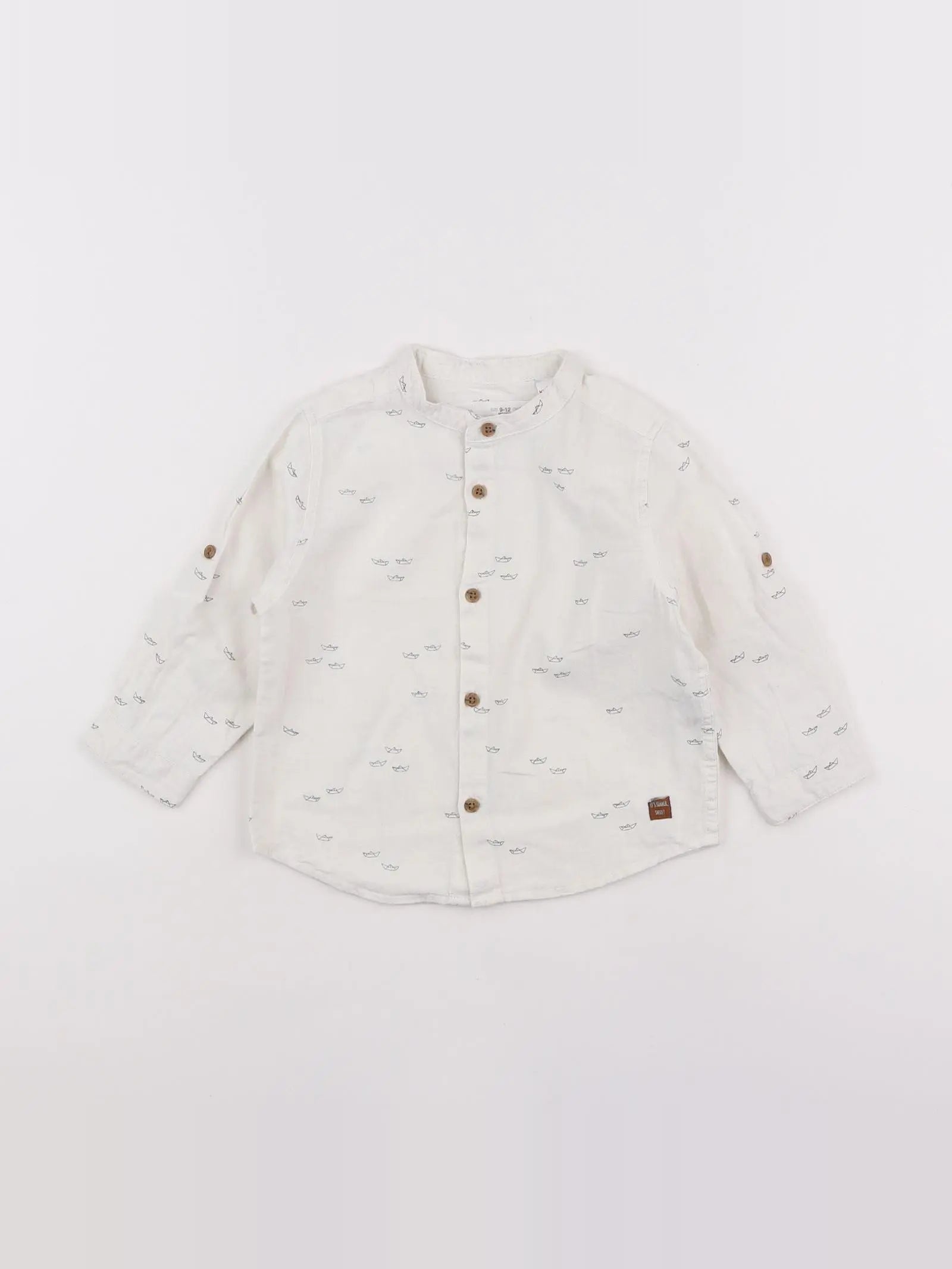 Zara - chemise blanc - 9/12 mois