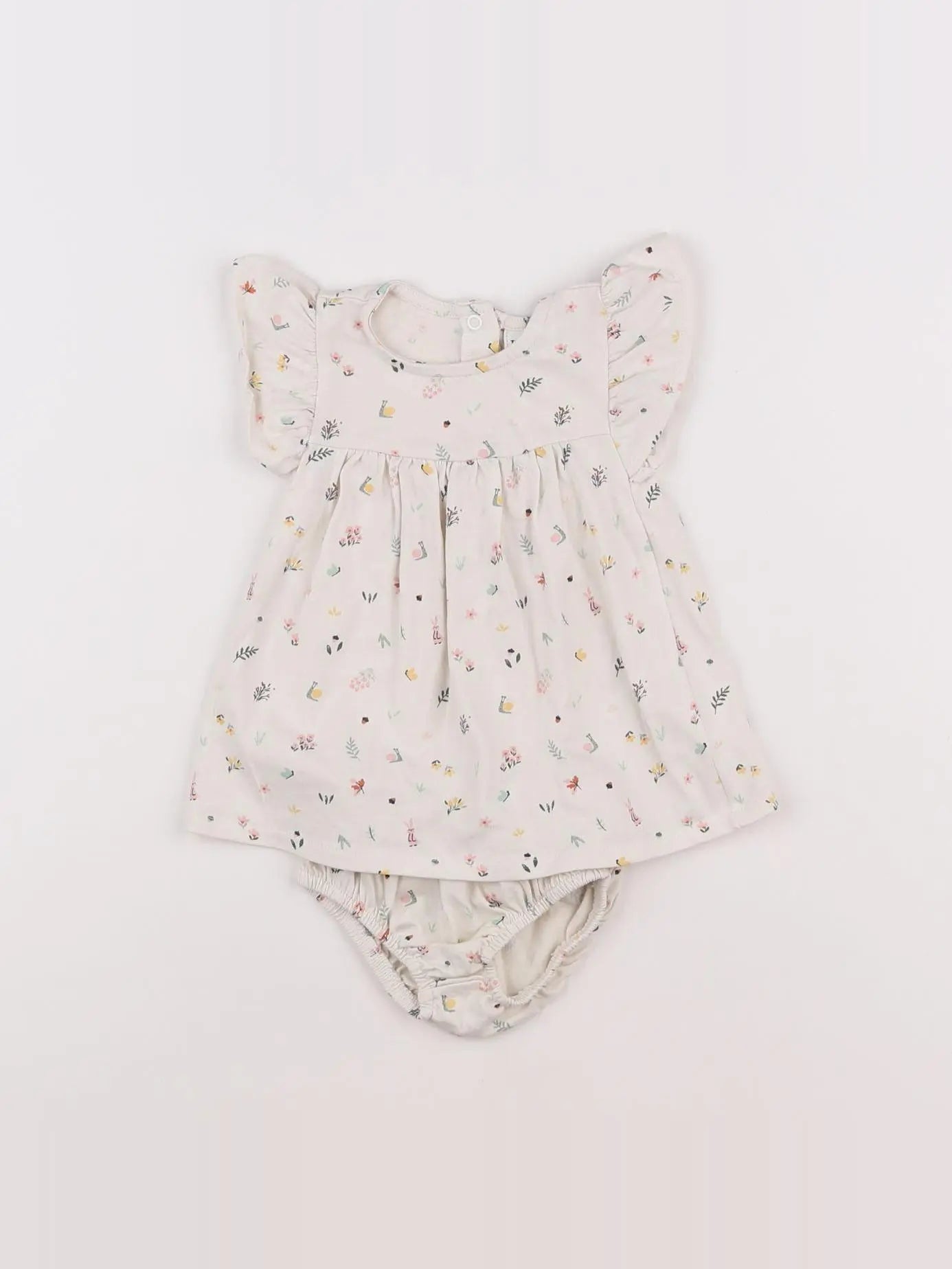 Tape à l'oeil - robe beige - 3 mois