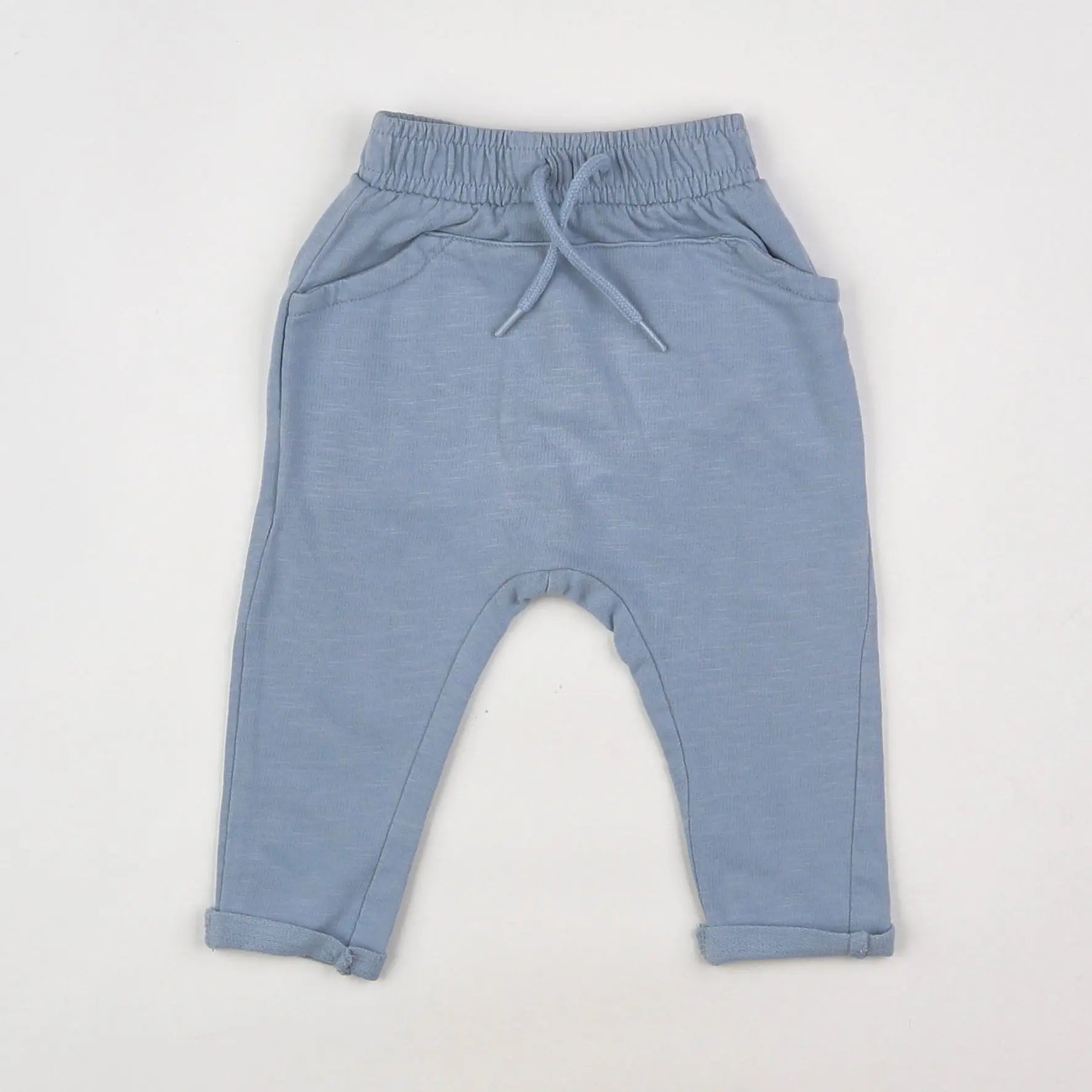 Vertbaudet - sarouel bleu - 3 mois