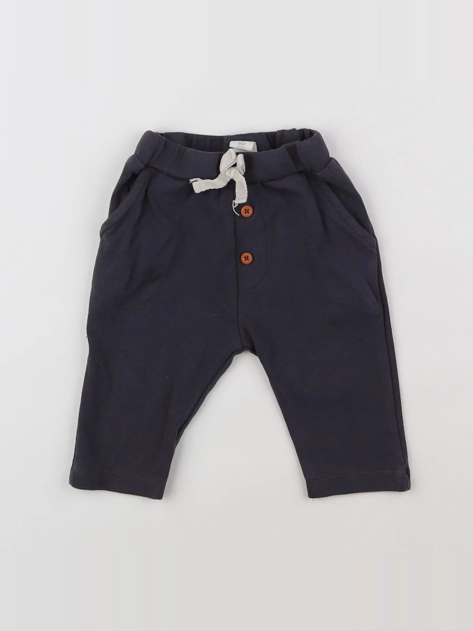 Cotton Fish - jogging gris - 9 mois