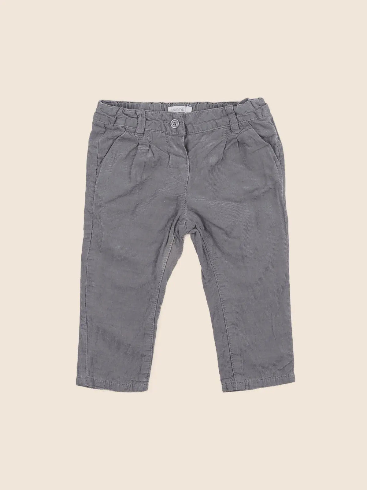 Boutchou - pantalon gris - 9 mois